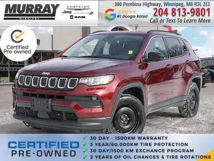 Red 2022 Jeep Compass North 4WD SUV / Crossover 9-Speed Automatic