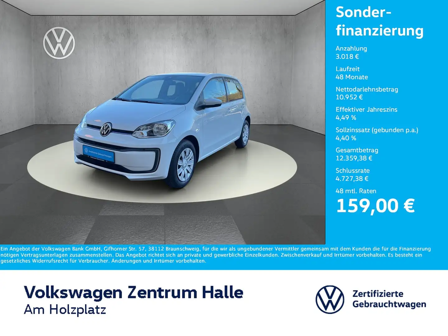 Volkswagen e-up! Weiß - 1
