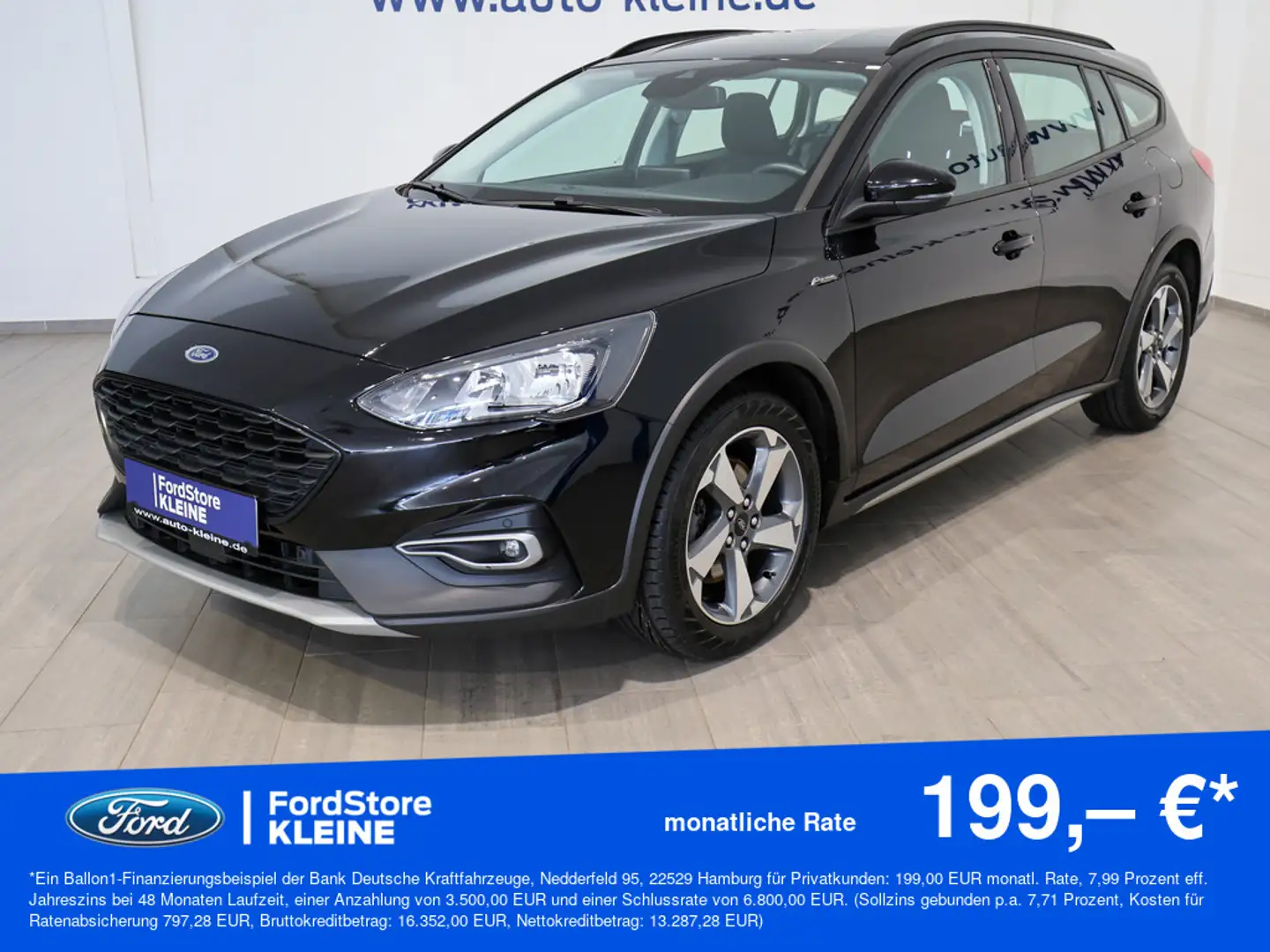 Ford Focus Active 1.0 EcoBoost +PDC+NAVI+SHZ+WKR Nero - 1