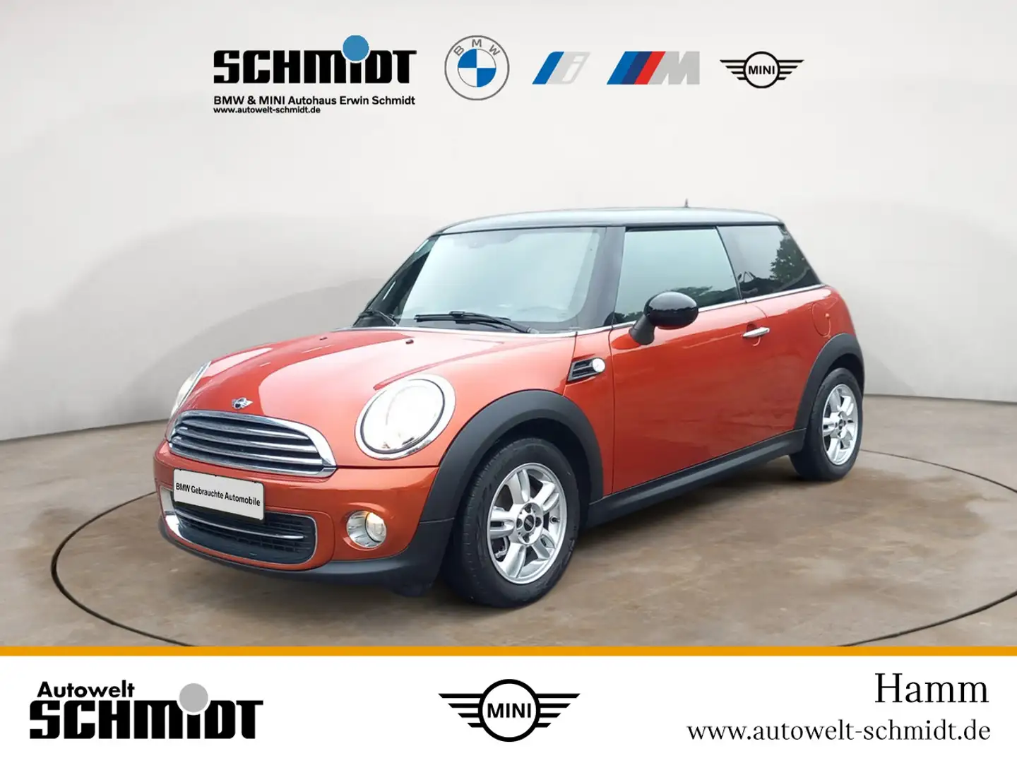 MINI Cooper + 2.HAND + TÜV-bis-07.2026 Orange - 1