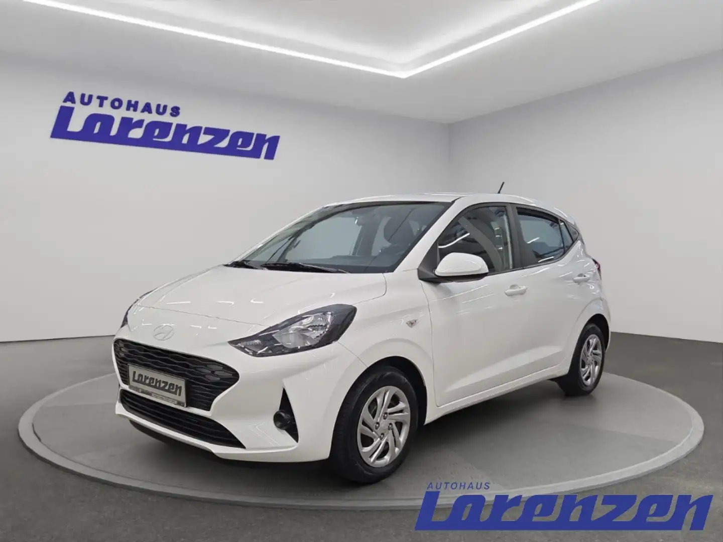 Hyundai i10 FL 1.0 Benzin (63 PS) 5-MT 2WD Select Navi Apple C Blanc - 1