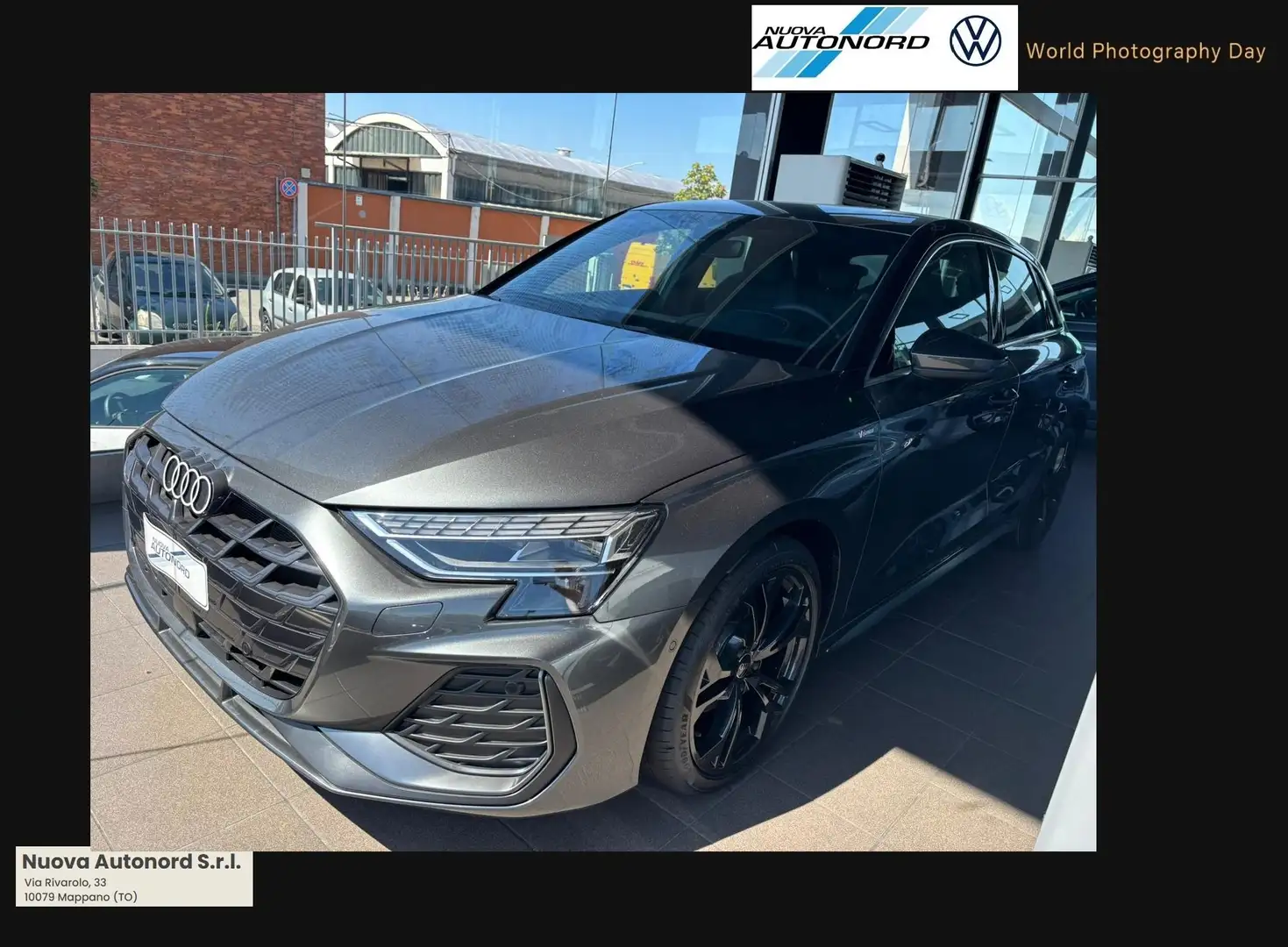 Audi A3 A3 Sportback 1.5 tfsi mhev S line edition s-tronic Gris - 1