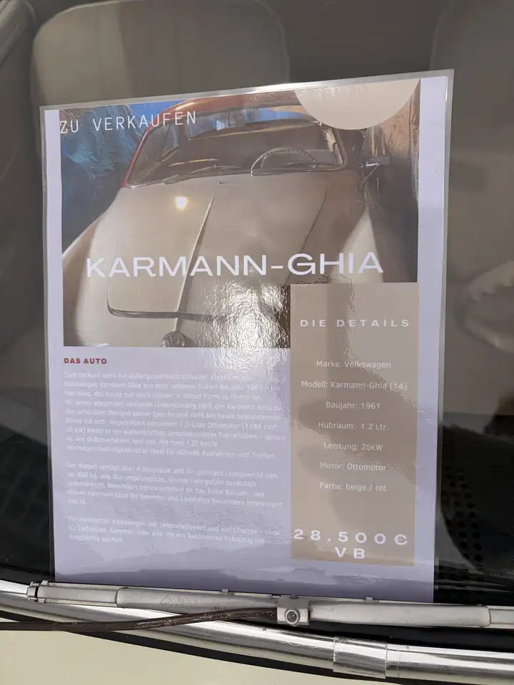 Volkswagen Karmann Ghia, foto 6