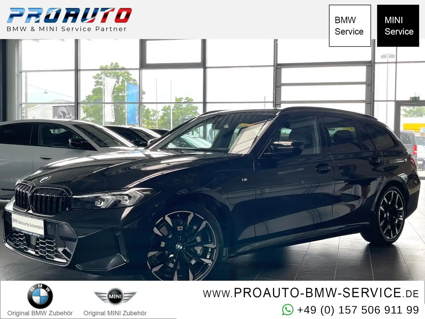 BMW 330 i xDrive M Sport Tour. AHK/HUD/PANO/360°/19" Schwarz - 1