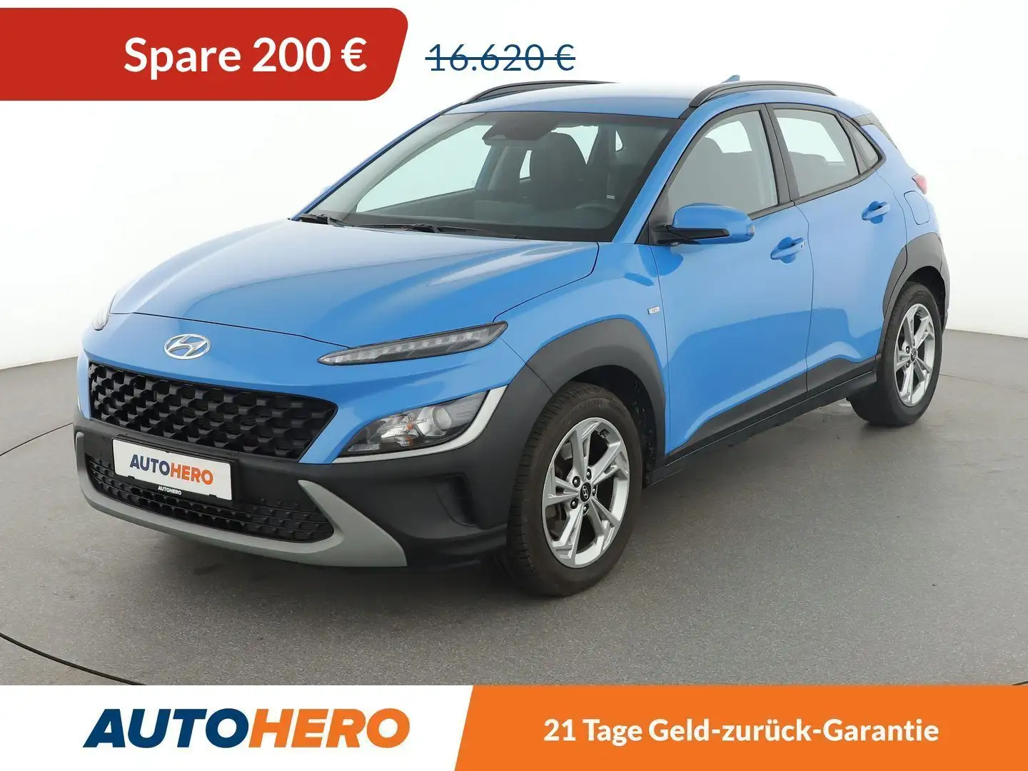 Hyundai KONA 1.0 T-GDI Mild-Hybrid Tecno 2WD *NAVI*SHZ*CAM* Kék - 1