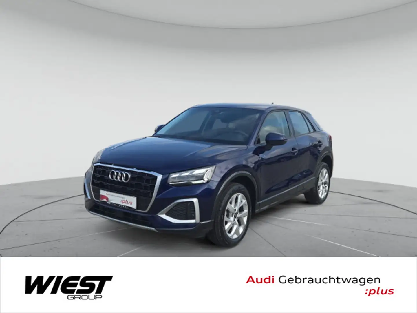 Audi Q2 advanced 35 TFSI S tronic, AHK/ACC/MATRIX/NAV Blau - 1