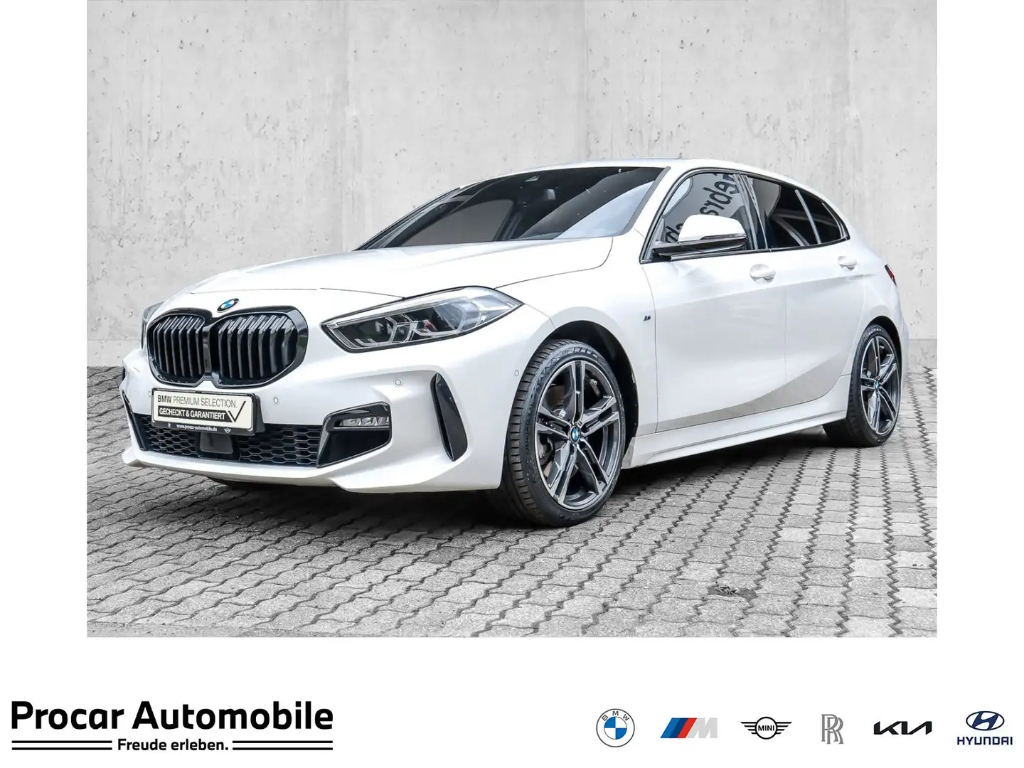 BMW 120 i M Sport LC Prof. AHK DAB LED  Tempomat Bianco - 1