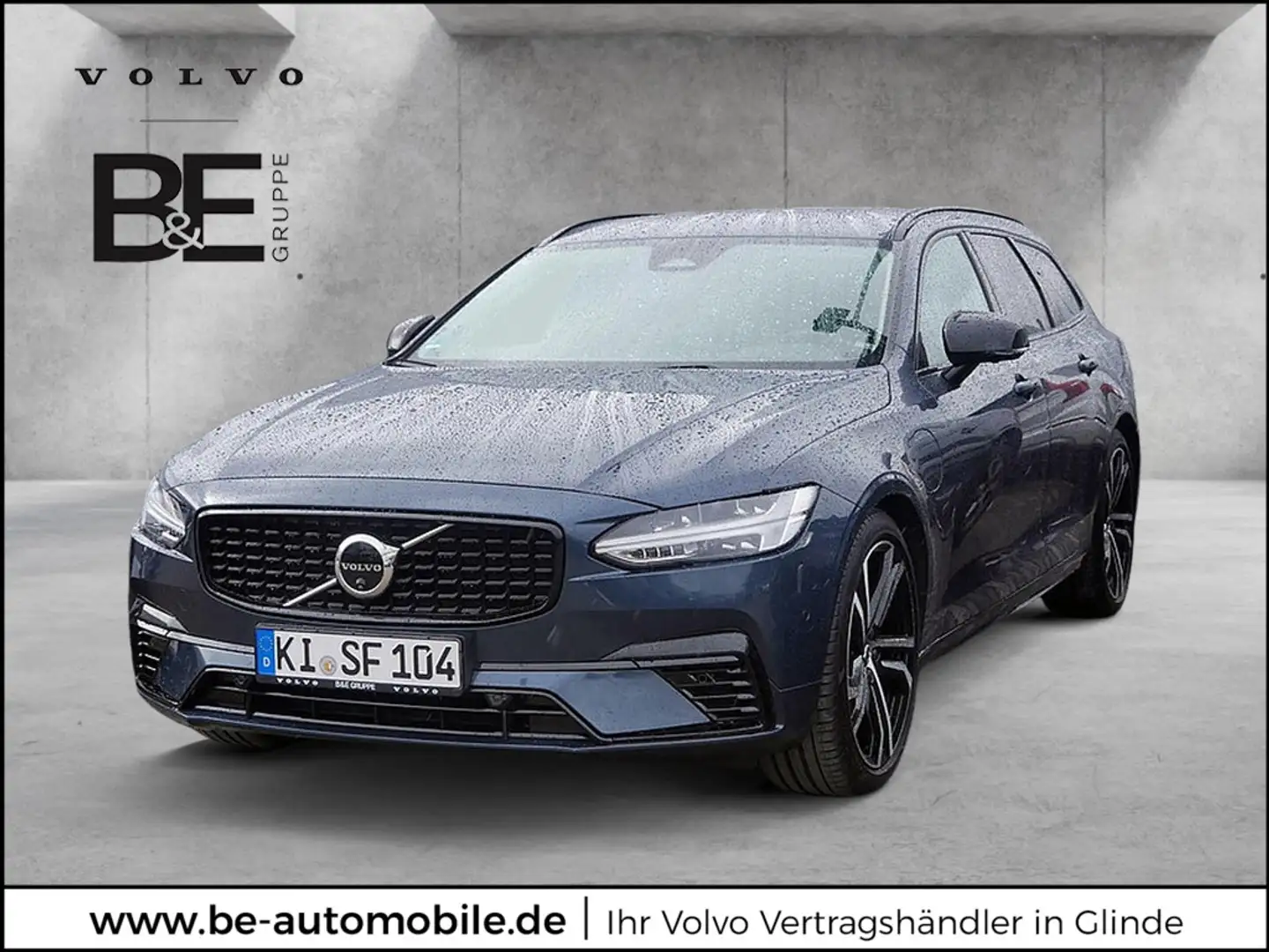 Volvo V90 Kombi 2.0 Plus Dark Recharge Plug-In Hybrid AWD Blau - 1