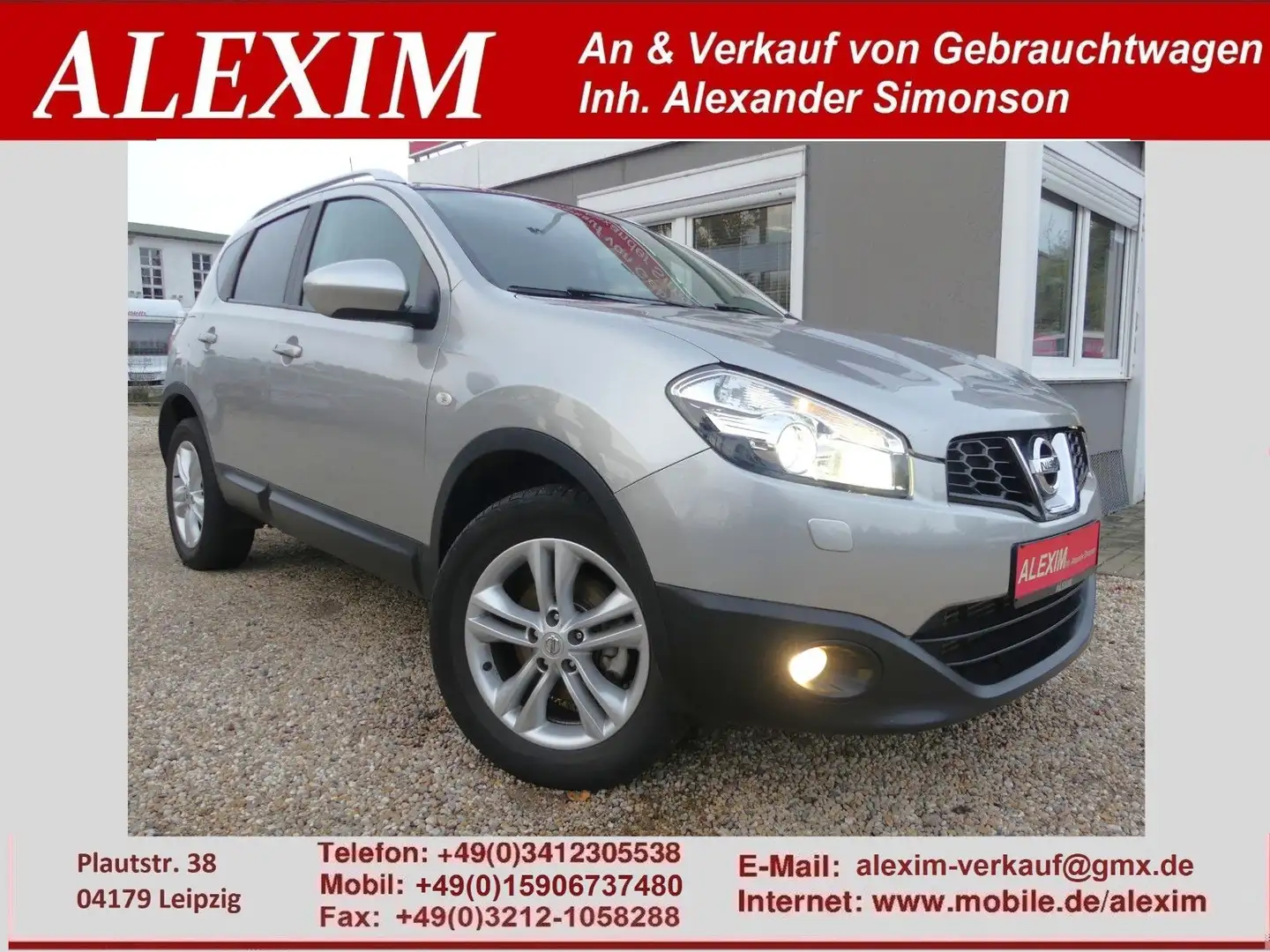 Nissan Qashqai 1.6 dCi Tekna/Leder/Xenon/Panorama/Bose Stříbrná - 1