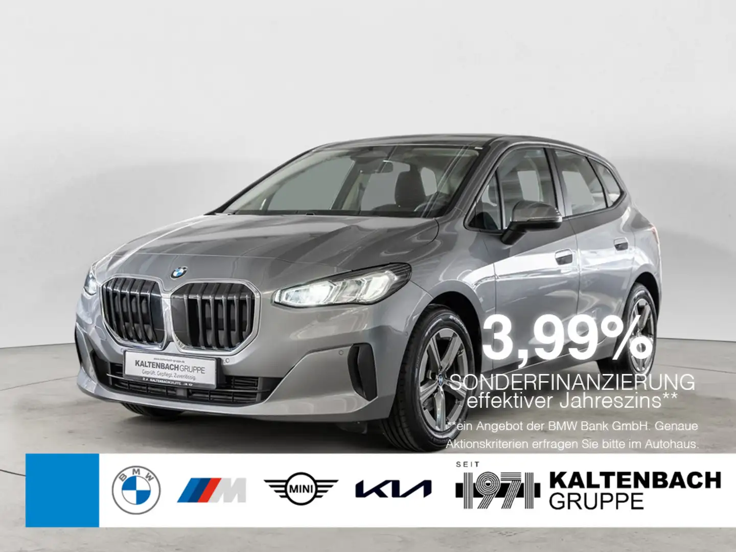 BMW 218 i Active Tourer PANO AHK LED NAVI KAMERA Gris - 1