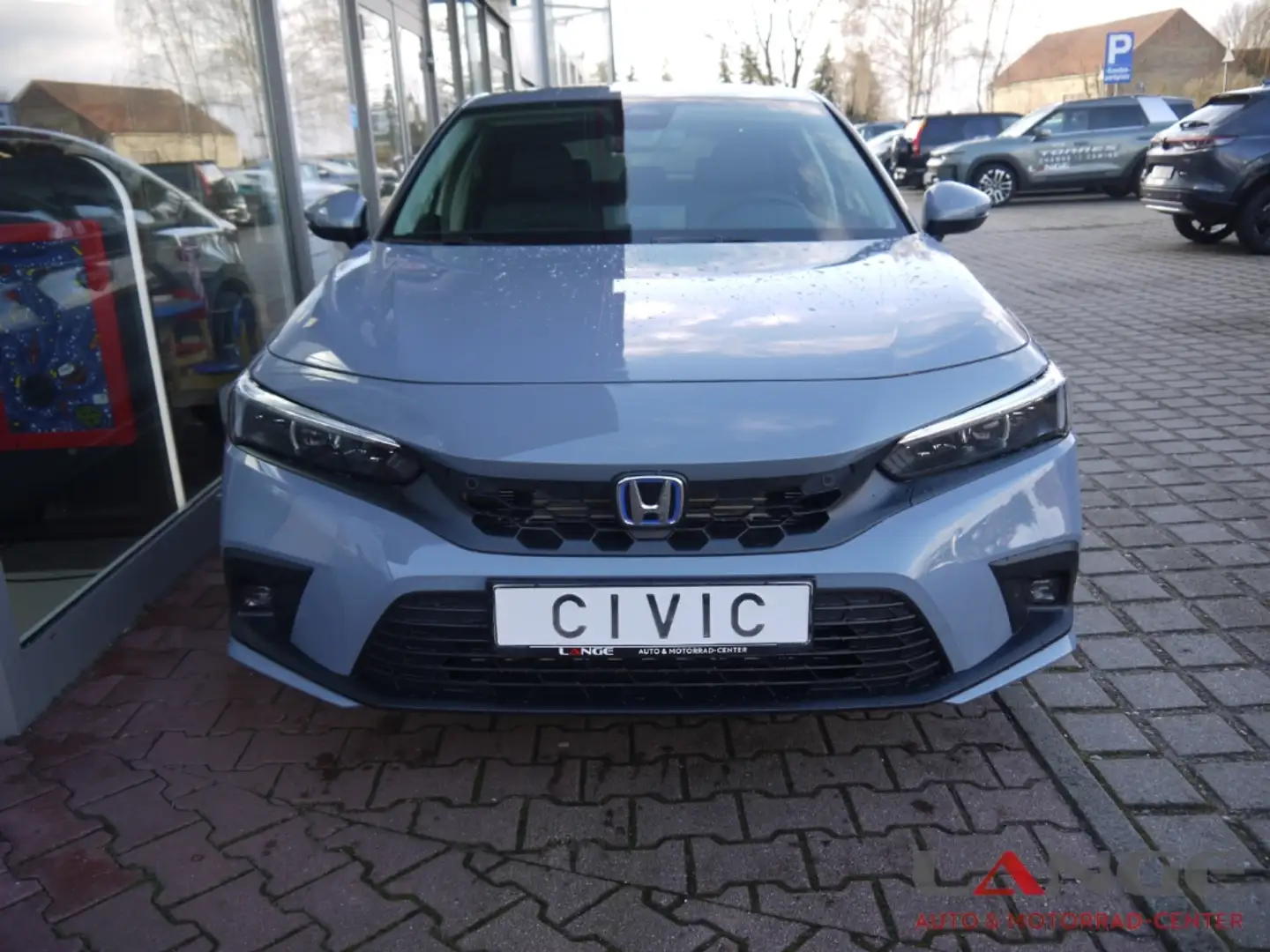 Honda Civic i-MMD Hybrid EU6d 2.0 e HEV Elegance Navi Digitale Grau - 2