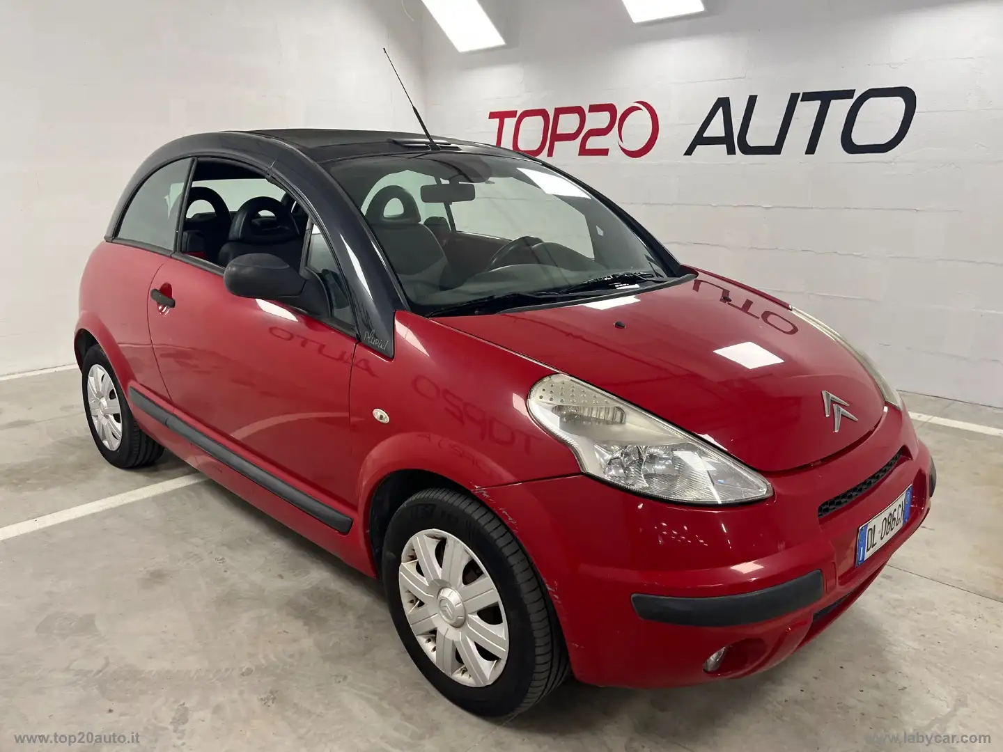 Citroen C3 Pluriel 1.4 HDi 70CV Elegance|CABRIO Rood - 2