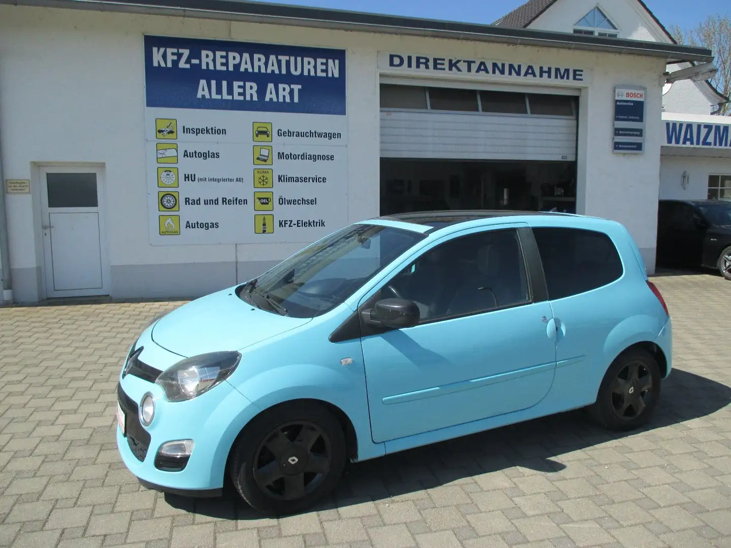 Renault Twingo 1.2 Dynamique, Panoramadach, Klima Blau - 1