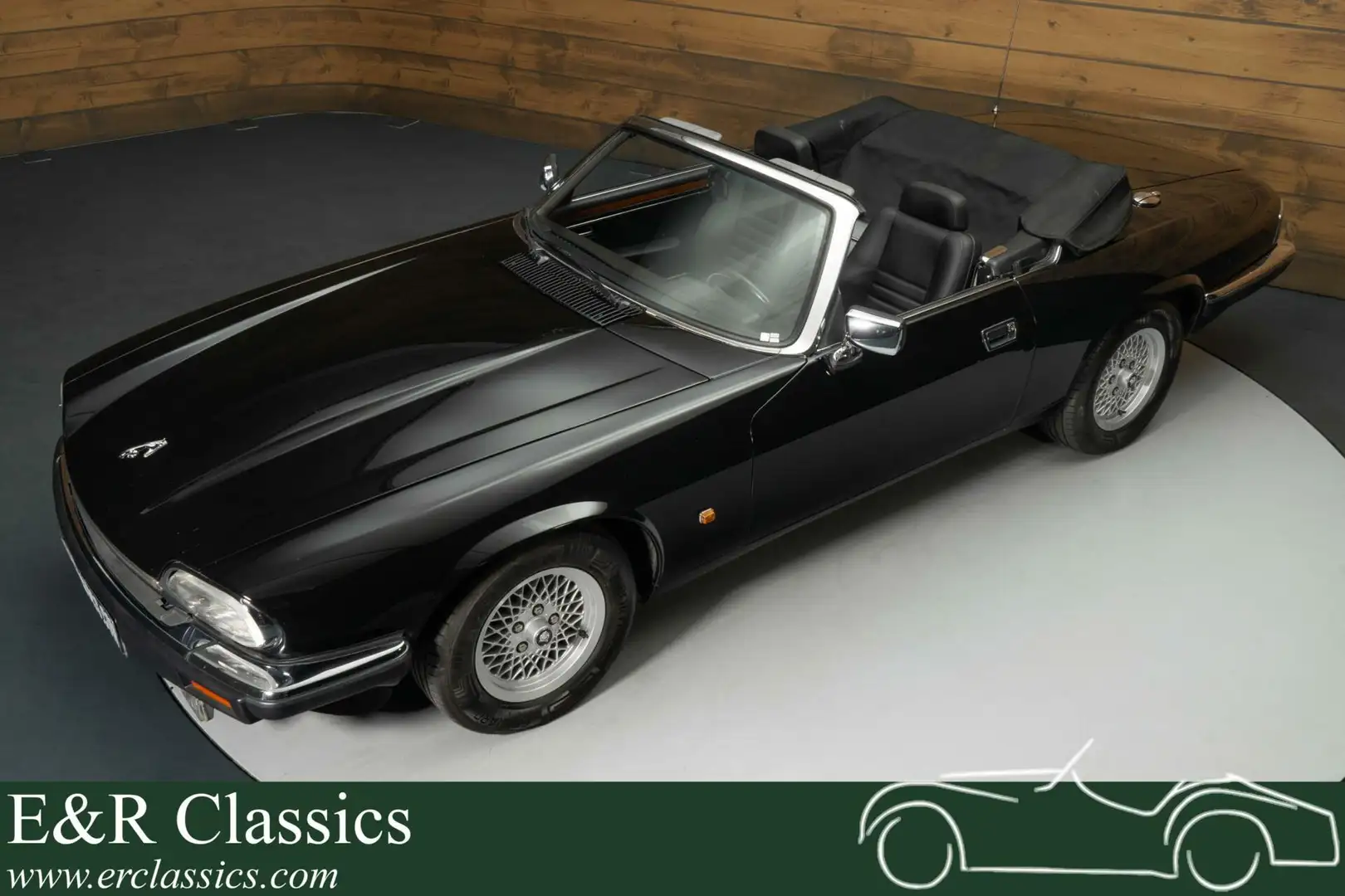 Jaguar XJS Cabriolet | 98.812 km | 6-Cilinder | 1993 Negro - 1