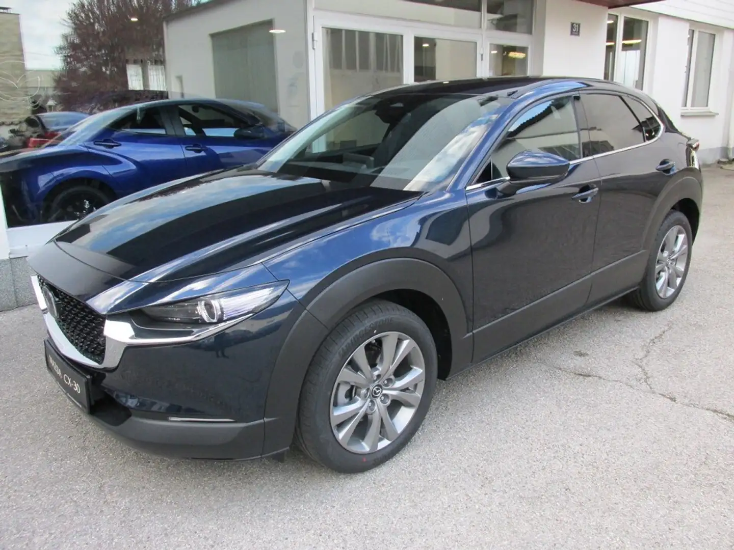 Mazda CX-30 e-Skyactive G140 Exclusive-Line Aut. Blau - 1