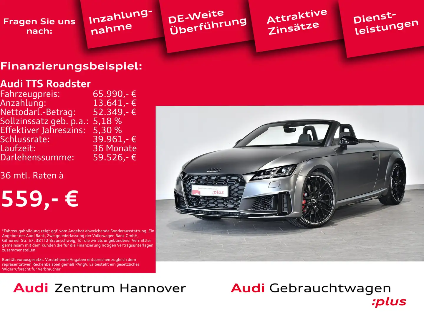 Audi TTS TFSI S tronic Grau - 2