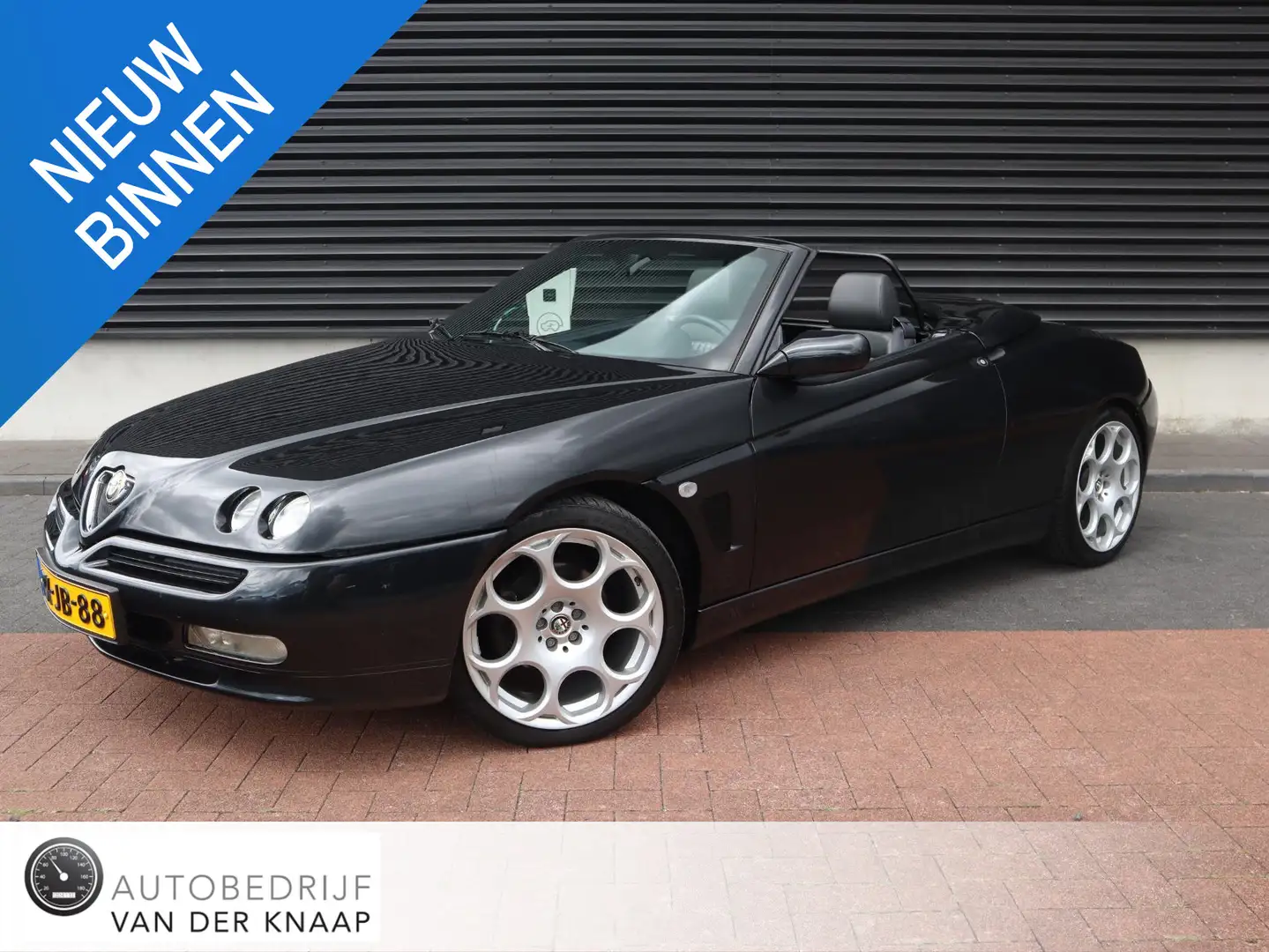 Alfa Romeo Spider 3.0-12V V6 | Leder | Centrale deurvergrendeling | Zwart - 1