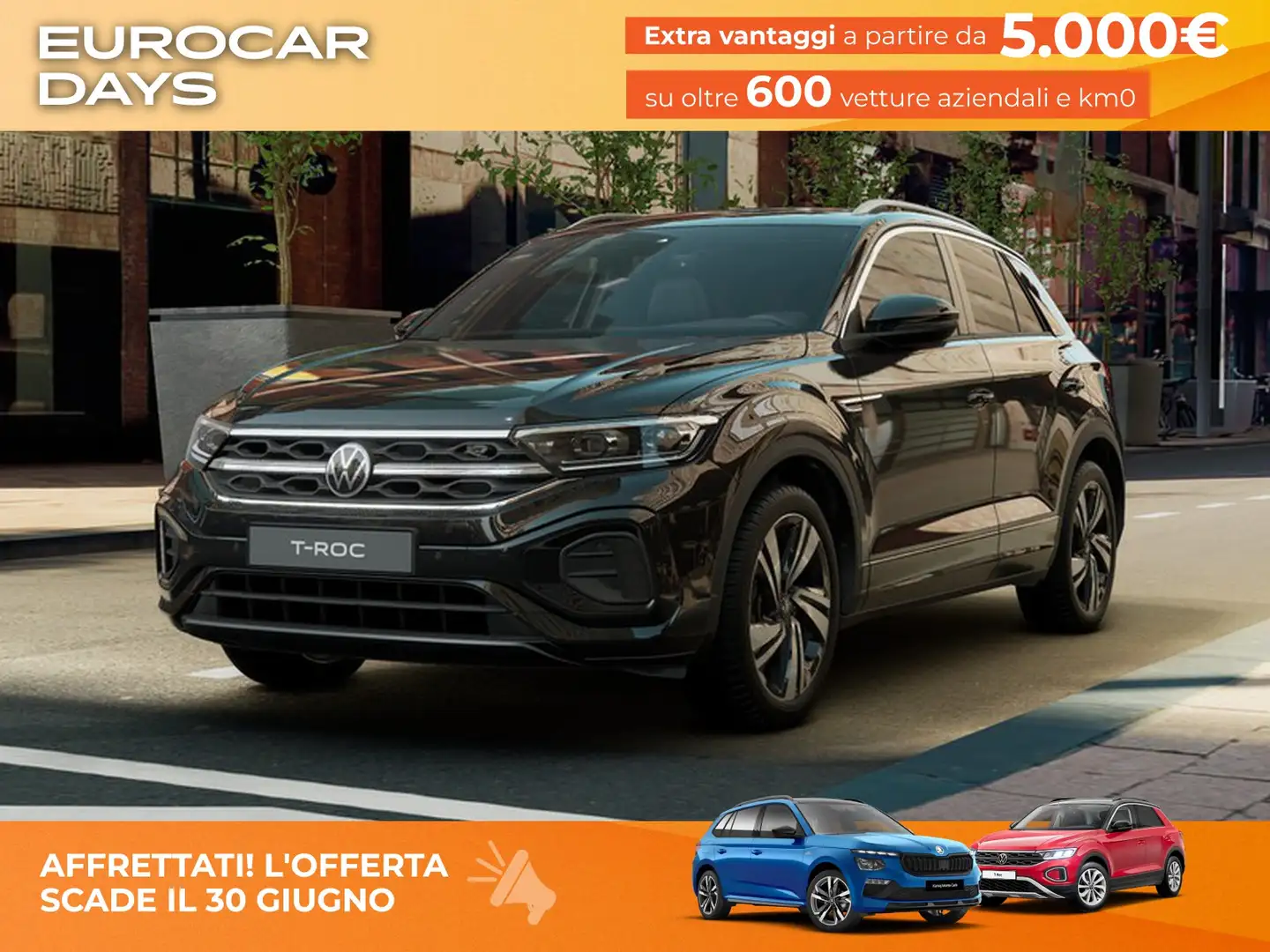 Volkswagen T-Roc 1.0 tsi r-line 115cv Nero - 1