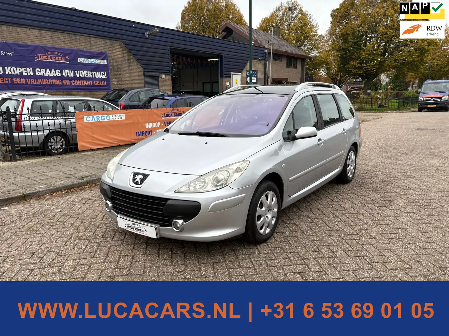 Peugeot 307 SW 1.6-16V 7p NIEUWE APK! Šedá - 1