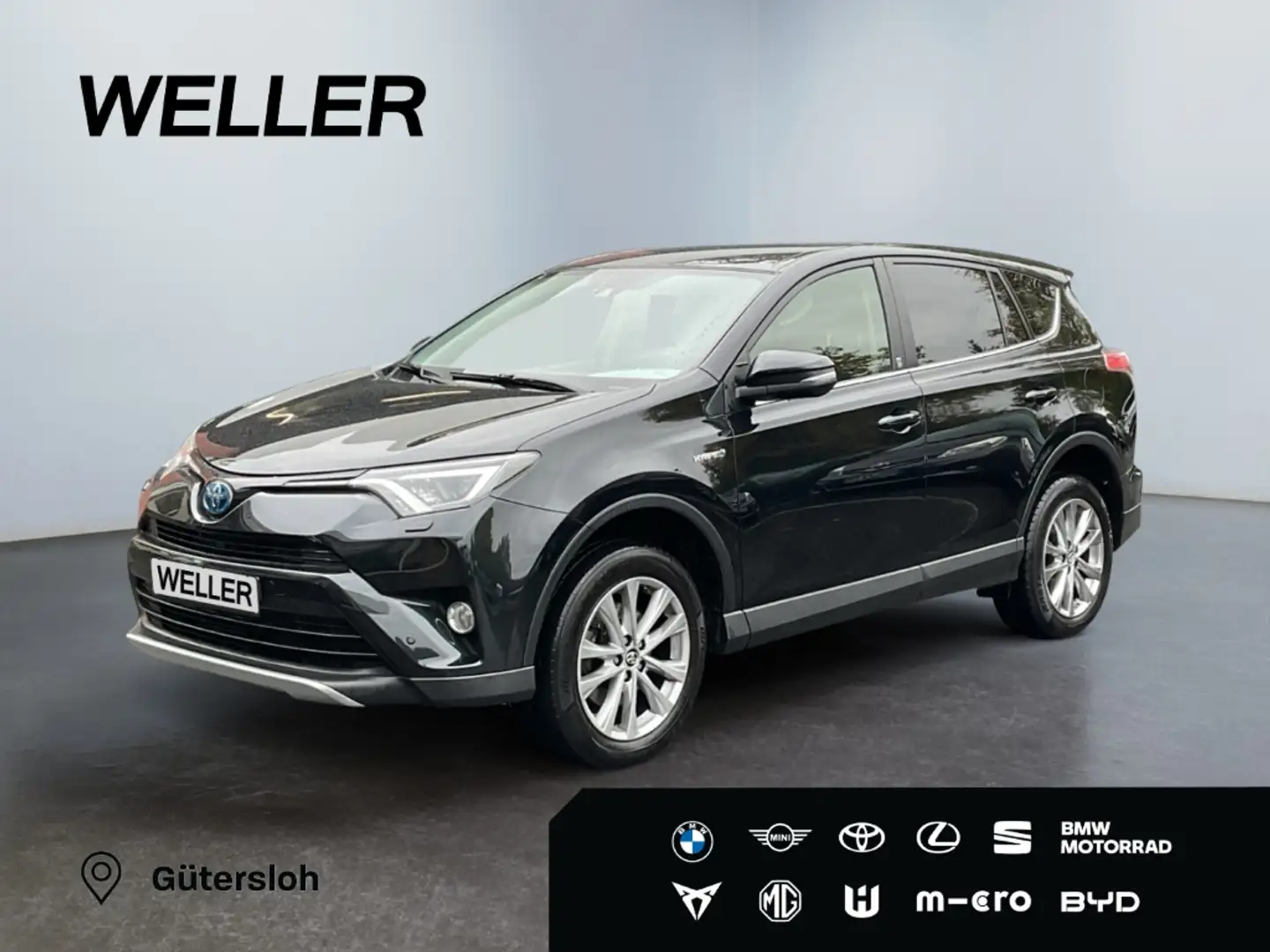 Toyota RAV 4 2.5 4x2 Hybrid Team D *AHK*CAM*ACC*SHZ*PDC* Zwart - 1