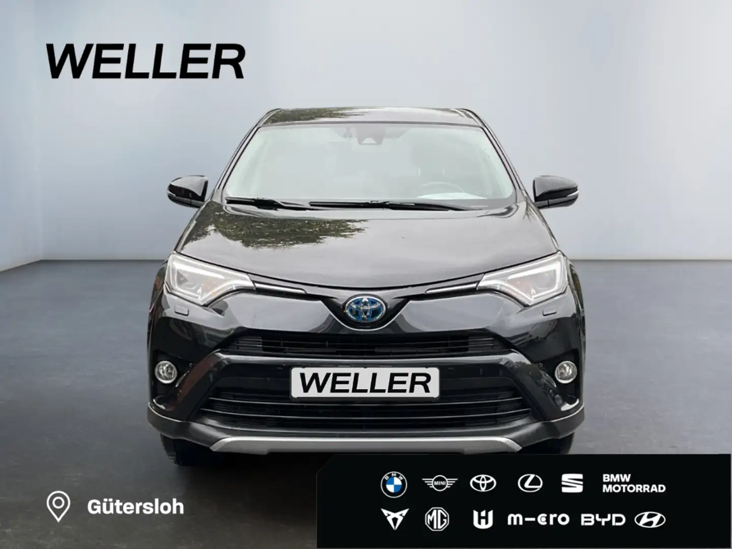 Toyota RAV 4 2.5 4x2 Hybrid Team D *AHK*CAM*ACC*SHZ*PDC* Zwart - 2
