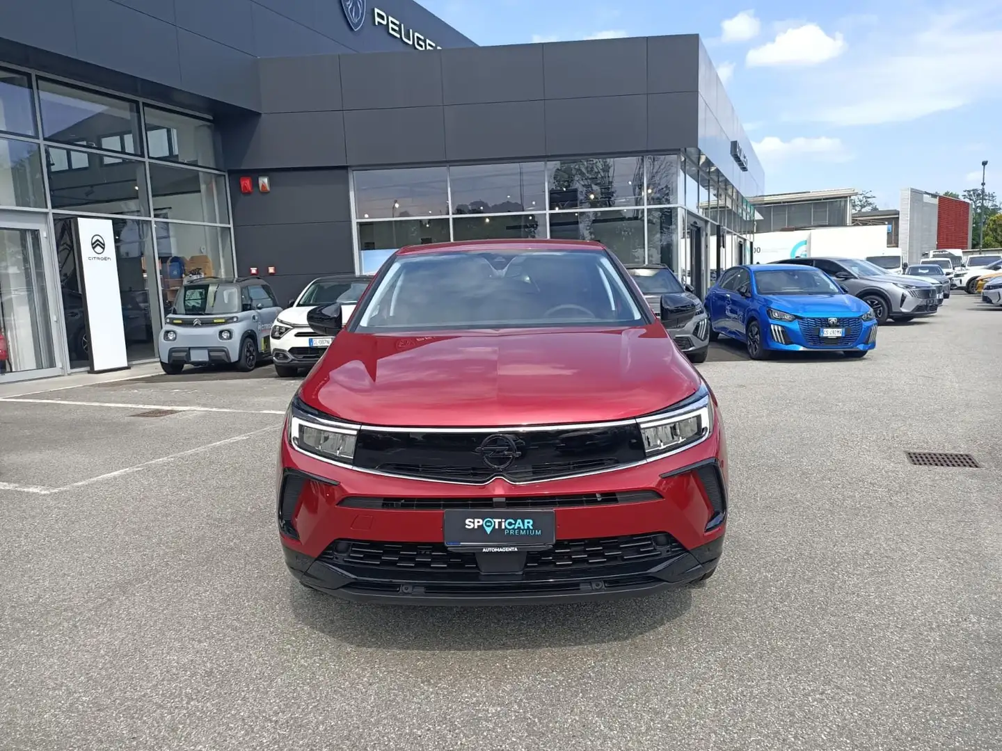 Opel Grandland PHEV 1.6 Plug-In Hybrid 225cv GS KM ZERO Rosso - 2