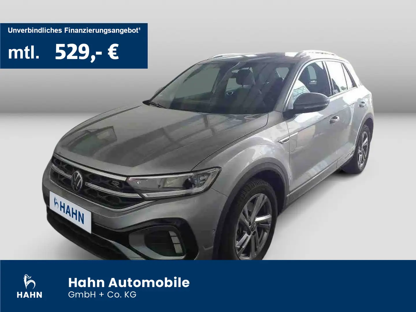 Volkswagen T-Roc 2.0TSI DSG 4Mo R-Line Matrix Navi CAM ACC Zilver - 1