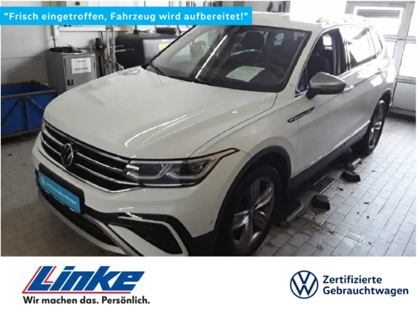 Volkswagen Tiguan Allspace 2.0 TDI DSG Elegance 4Motion HUD/IQ.Light/H&K/Keyl Weiß - 1