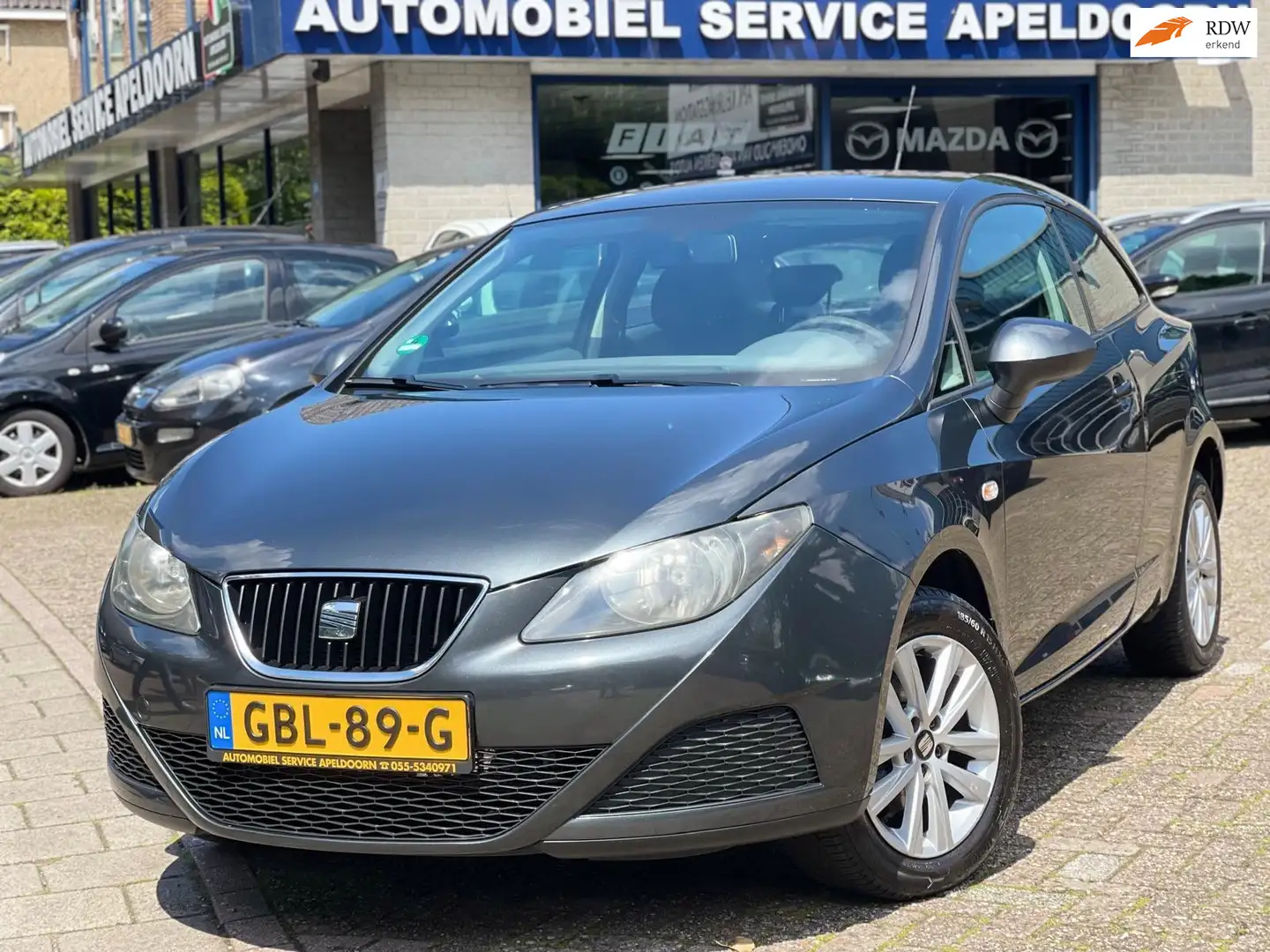 SEAT Ibiza SC 1.2 Style *AIRCO*ELEKTR. PAKKET*STUURBEKR.*LM. Gris - 1