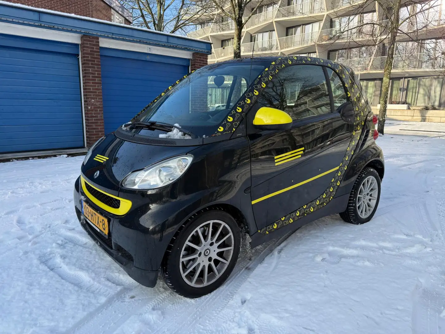 smart forTwo coupé 1.0 mhd Passion Panorama Airco Full Automati Grau - 1