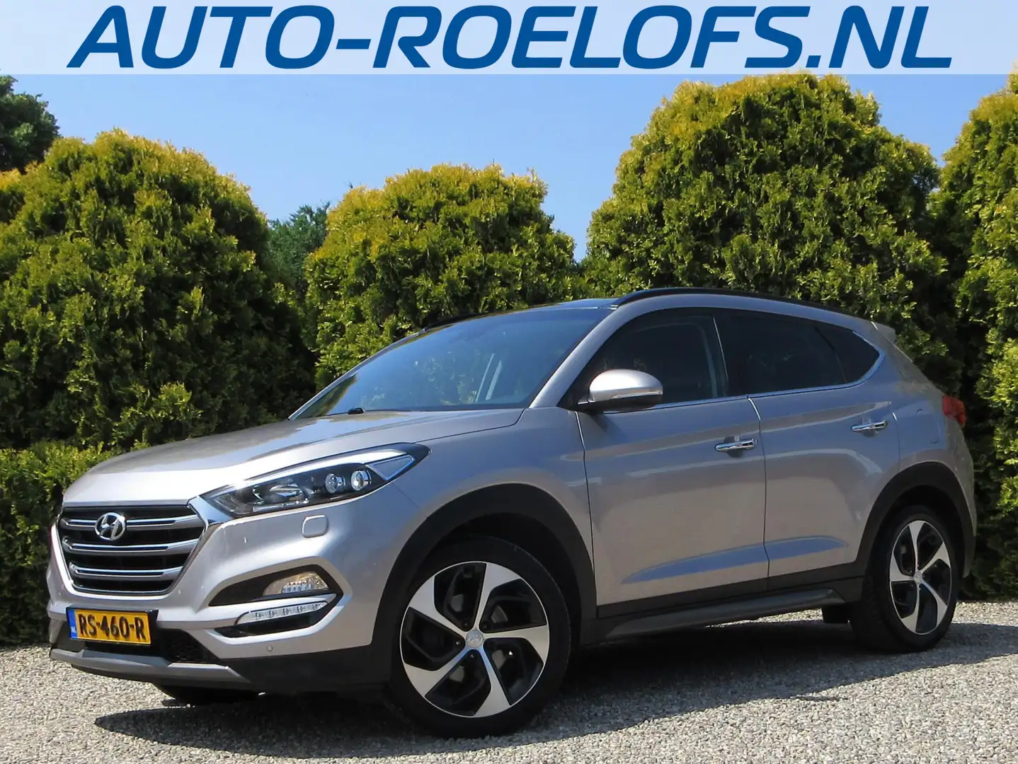 Hyundai TUCSON 1.6 T-GDi Premium 4WD Automaat*Leder*Trekhaak* Grijs - 1