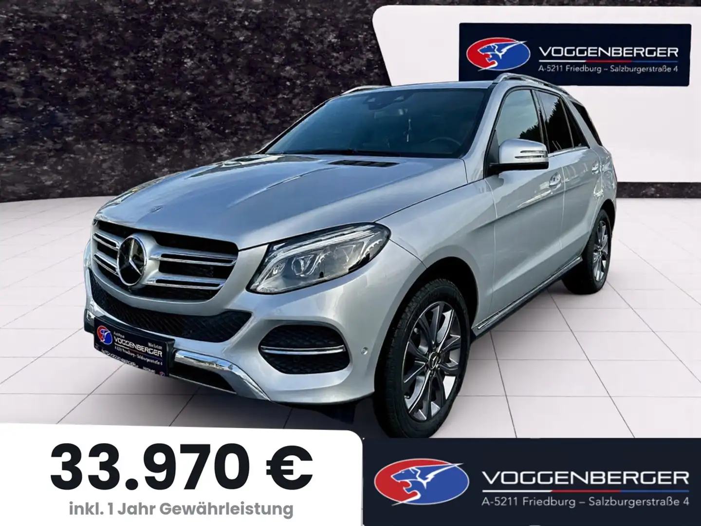 Mercedes-Benz GLE 350 GLE 350 d 4Matic Aut. Silber - 1