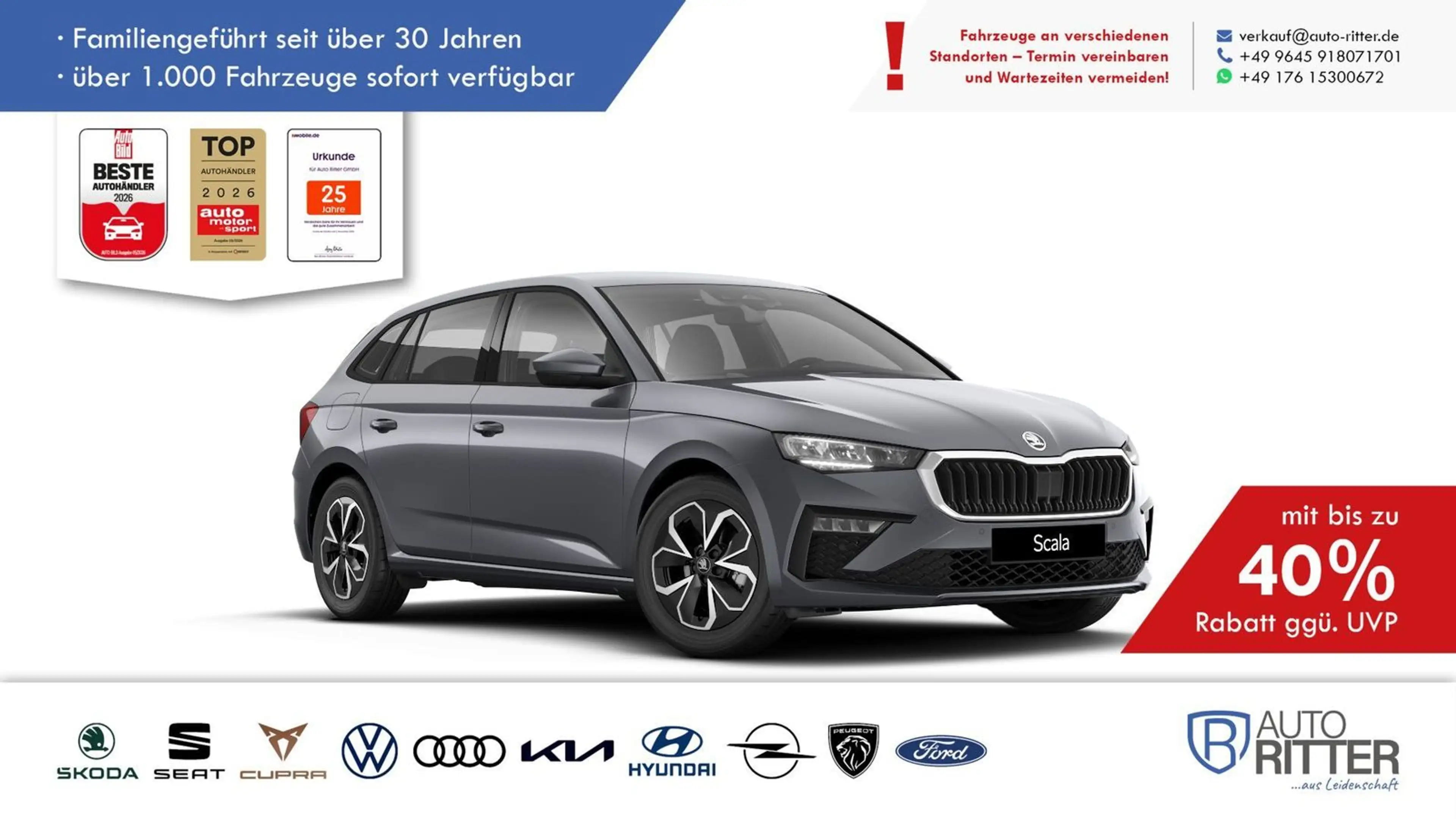 Skoda Scala Selection RFK|LED|Carplay|Klima|PDC|SHZ