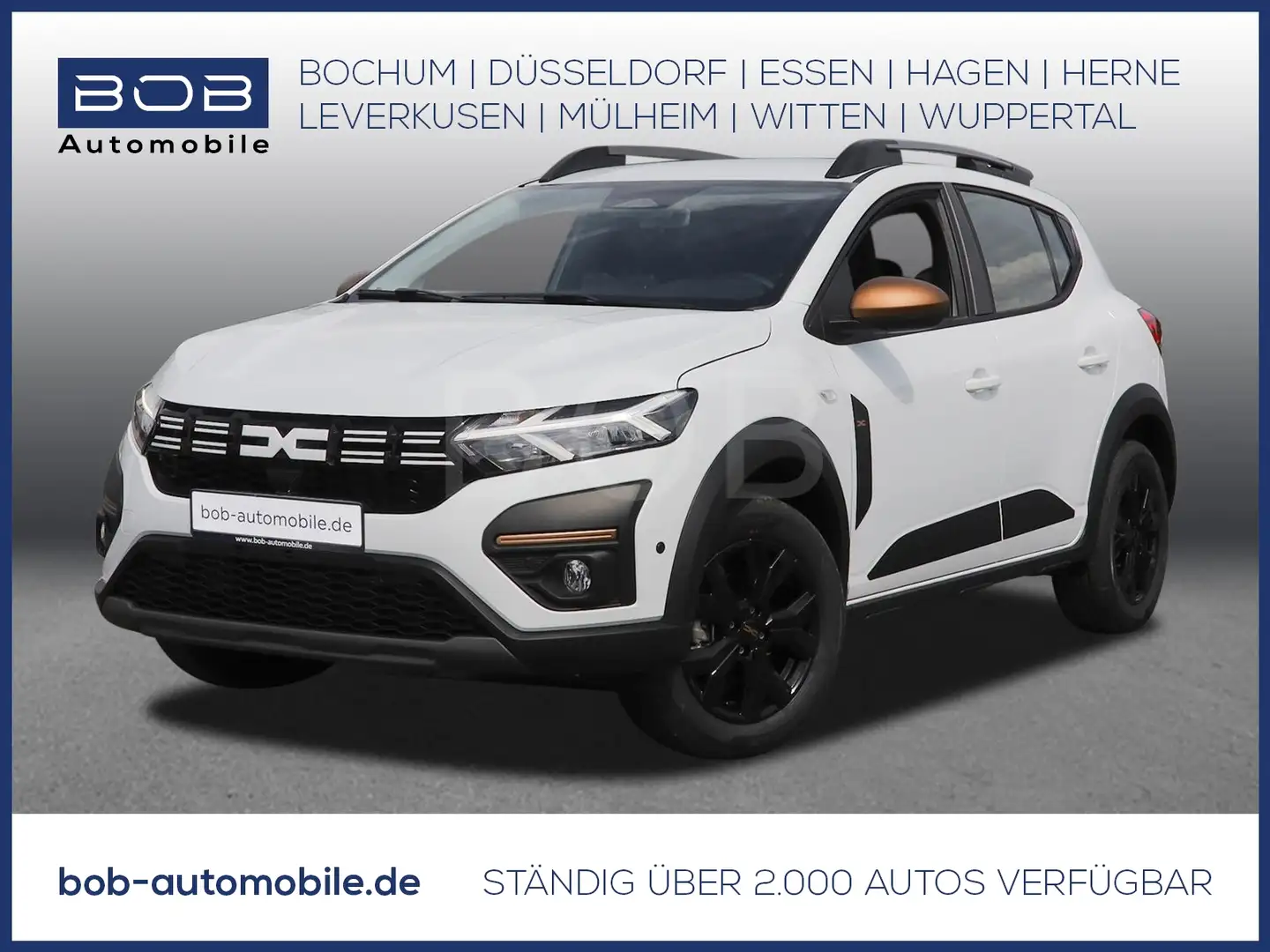 Dacia Sandero Stepway Extreme+ TCe 110 8-fach bereift NAVI SHZ K Bílá - 1