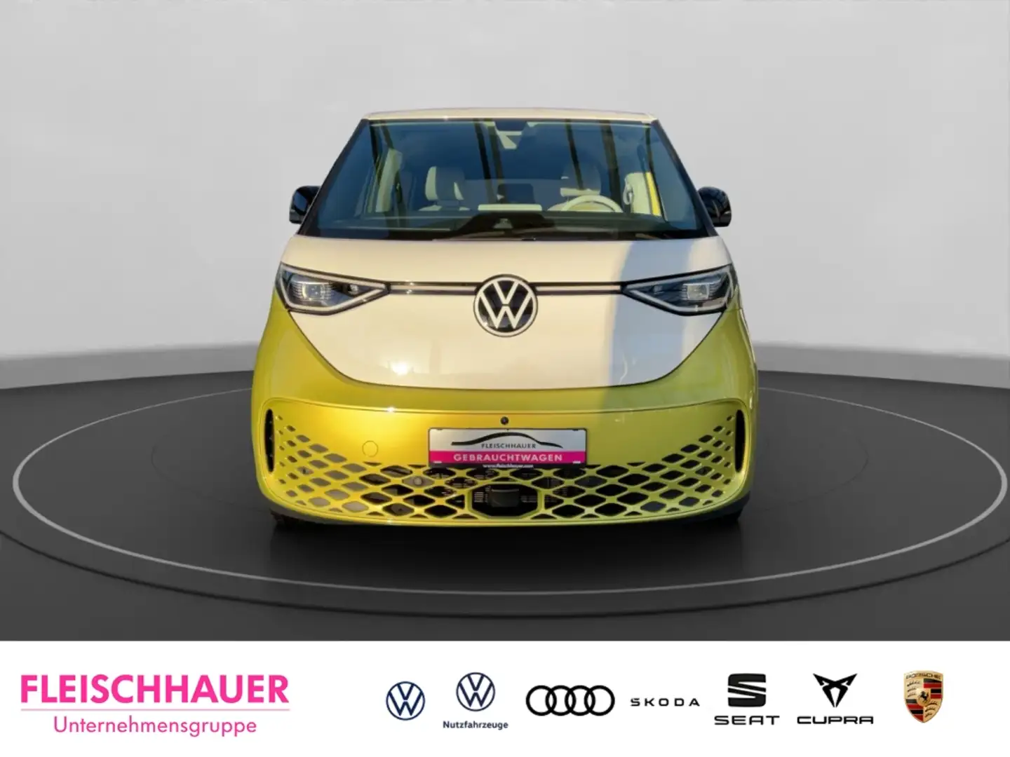 Volkswagen ID. Buzz Bus AHK-klappbar Navi Memory Sitze 360 Kamera LED Gelb - 2