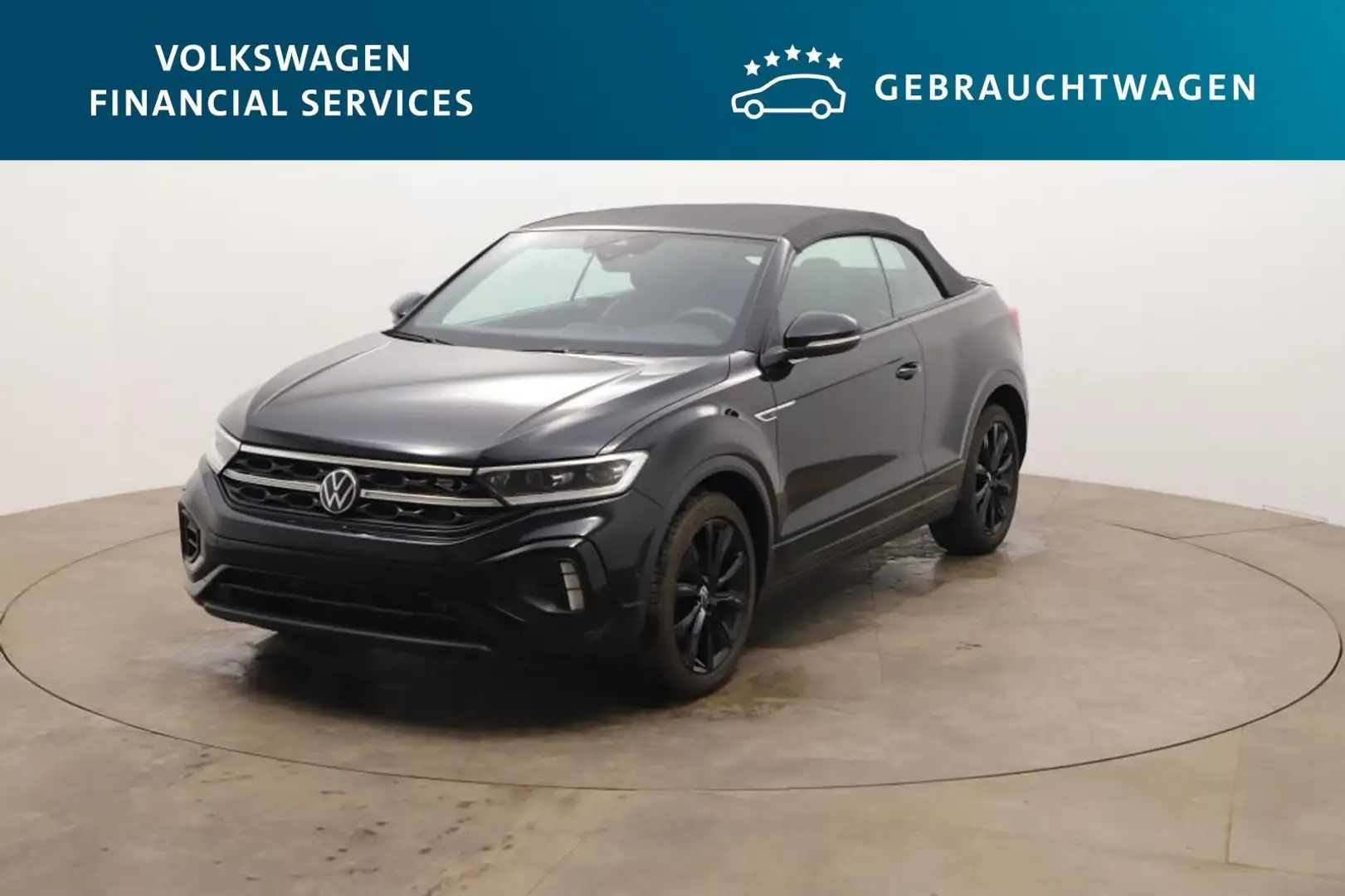Volkswagen T-Roc R-Line 1.5 TSI AHK*Tempo*PDC*RFK Negru - 1