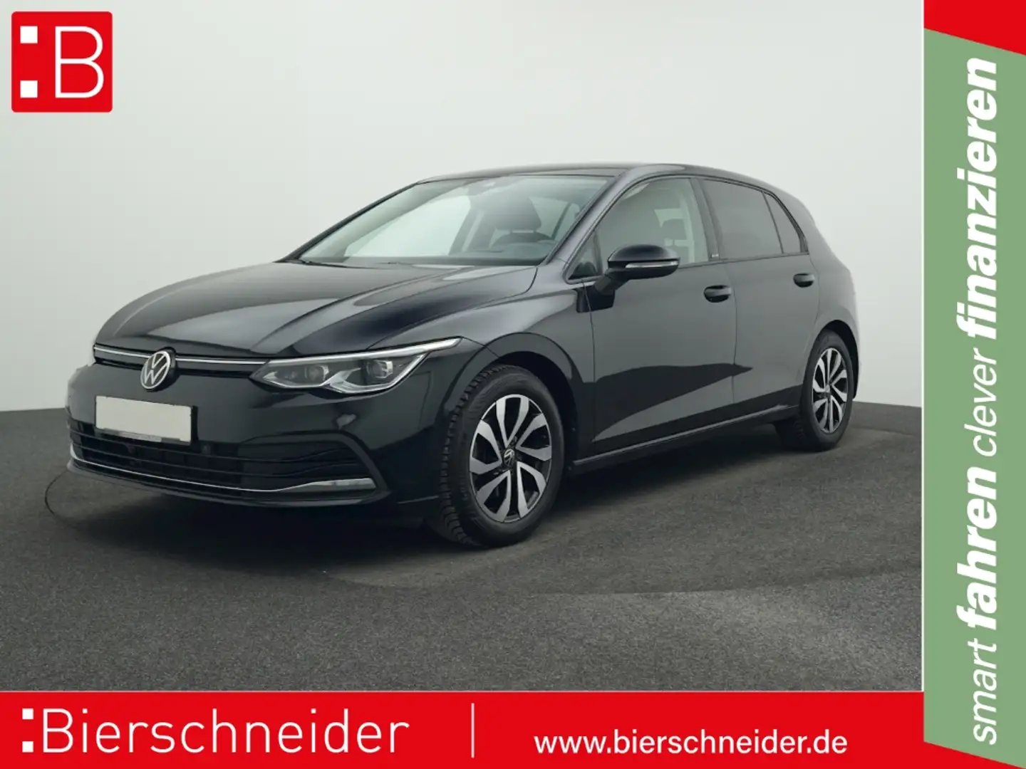 Volkswagen Golf 8 2.0 TDI DSG Active 5-J-GAR PANO AHK HuD ACC Schwarz - 1