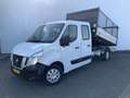Nissan NV400 2.3 dCi L3H1 Dub Cab 3 Zijde Kipper Airco Bakmaat Wit - thumbnail 1