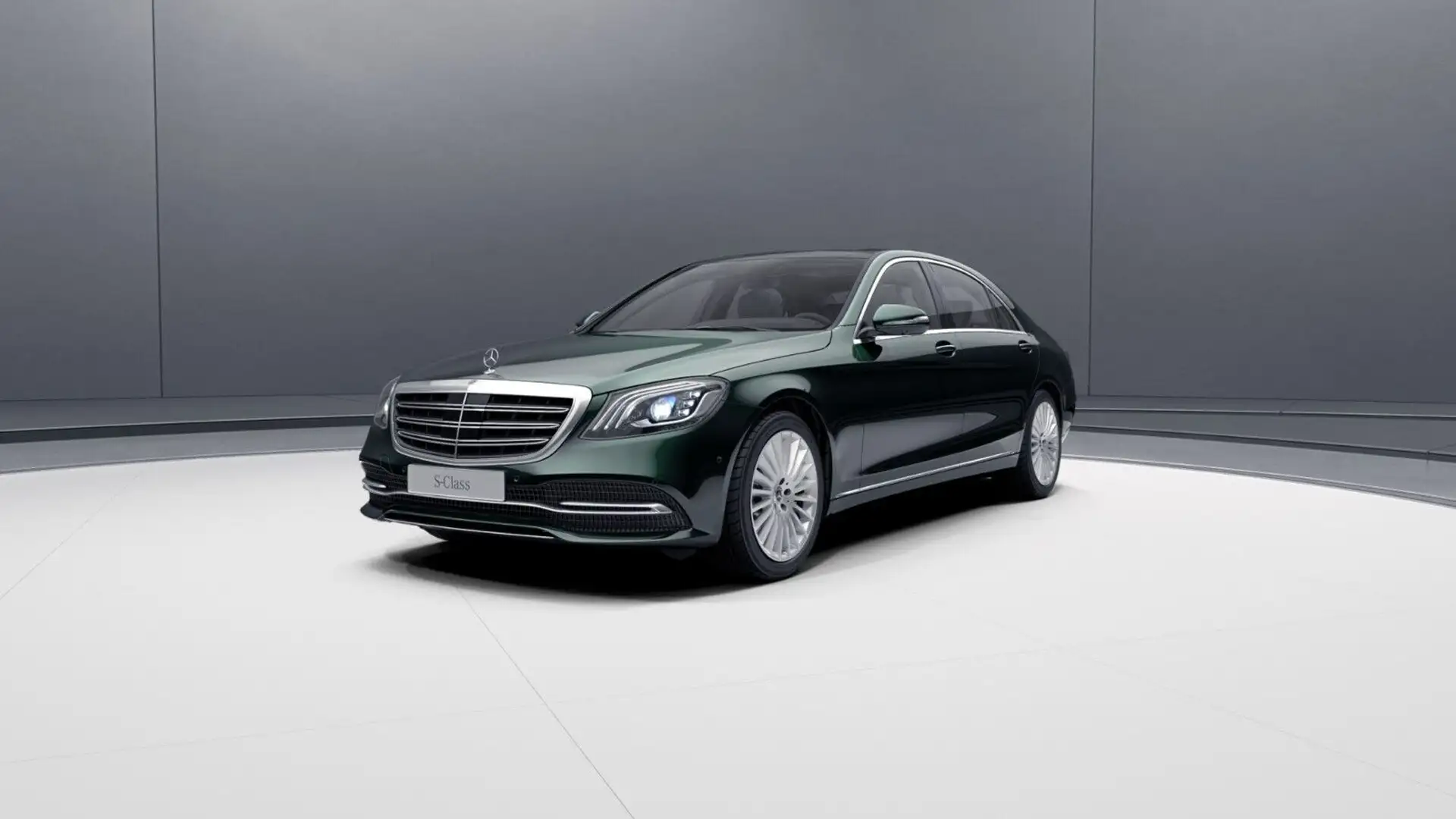 Mercedes-Benz S 560 4M LANG #1.HD - NUR 15.600KM! #SMARAGDGRÜN Grün - 1