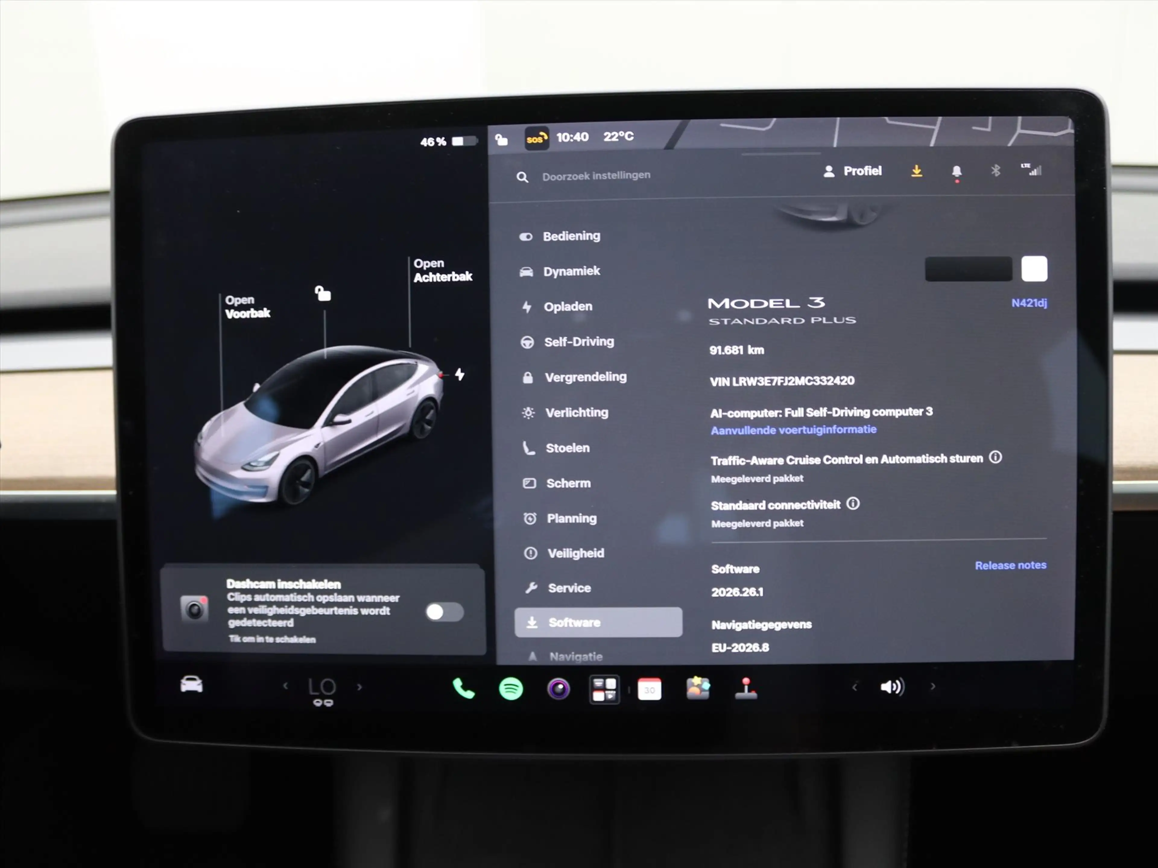 Tesla Model 3 Standard RWD Plus 90.4% SoH FACELIFT [ AUTOPILOT+L — photo 23