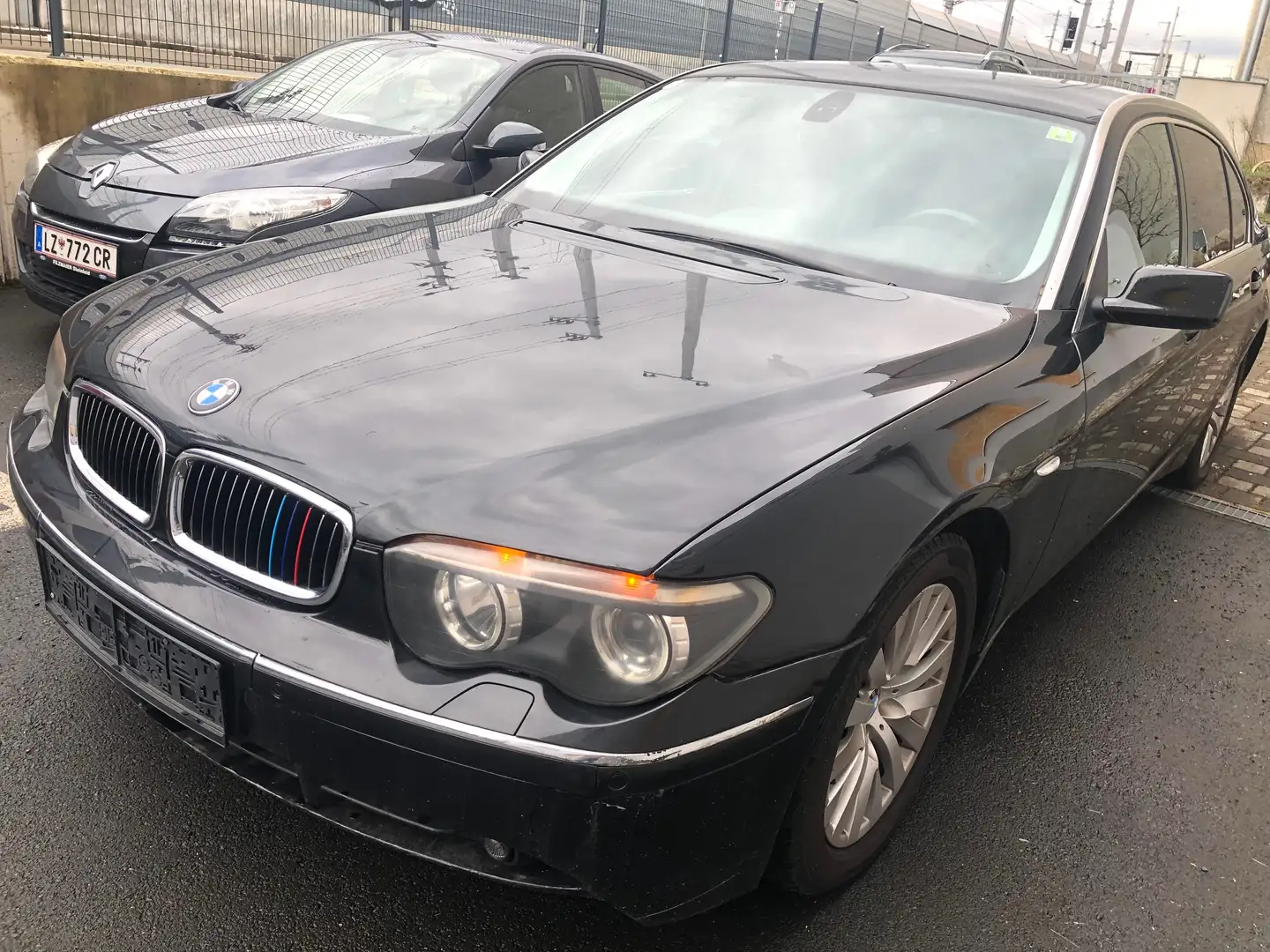 BMW 735 735LI E66 Чорний - 1