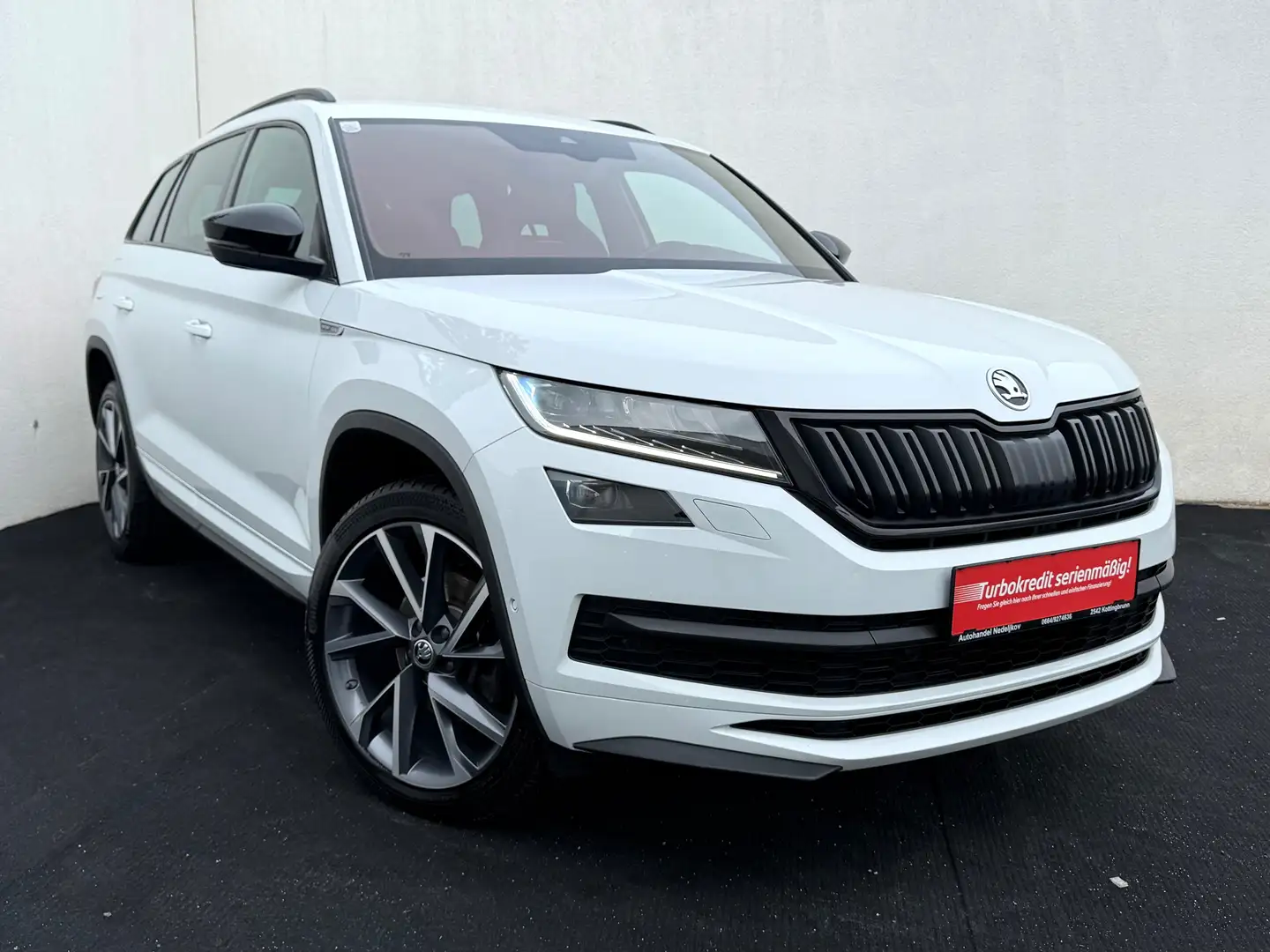Skoda Kodiaq Sportline 2.0 TDI DSG Weiß - 1