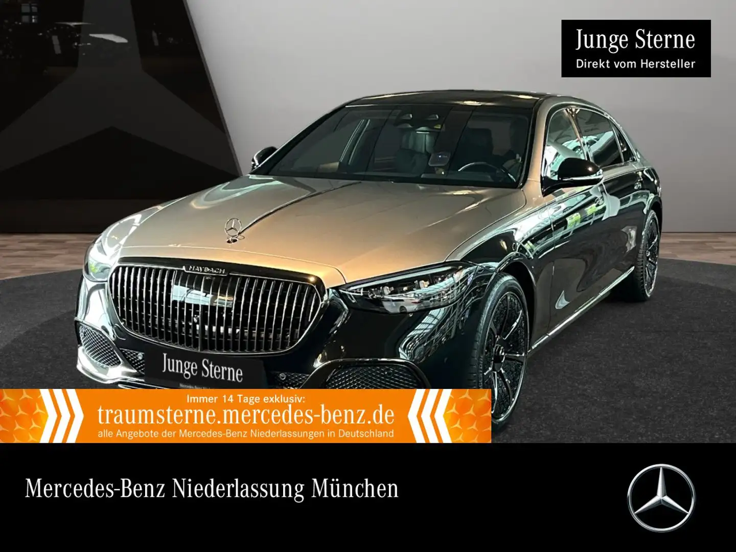 Sonstige Marken S 580 e Maybach Night Series/Pano/DUO TONE/HuD Schwarz - 1