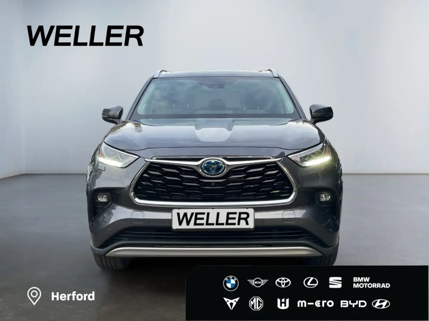 Toyota Highlander 2.5 Hybrid Luxury *7-Si*Pano*JBL*360°* Grau - 2