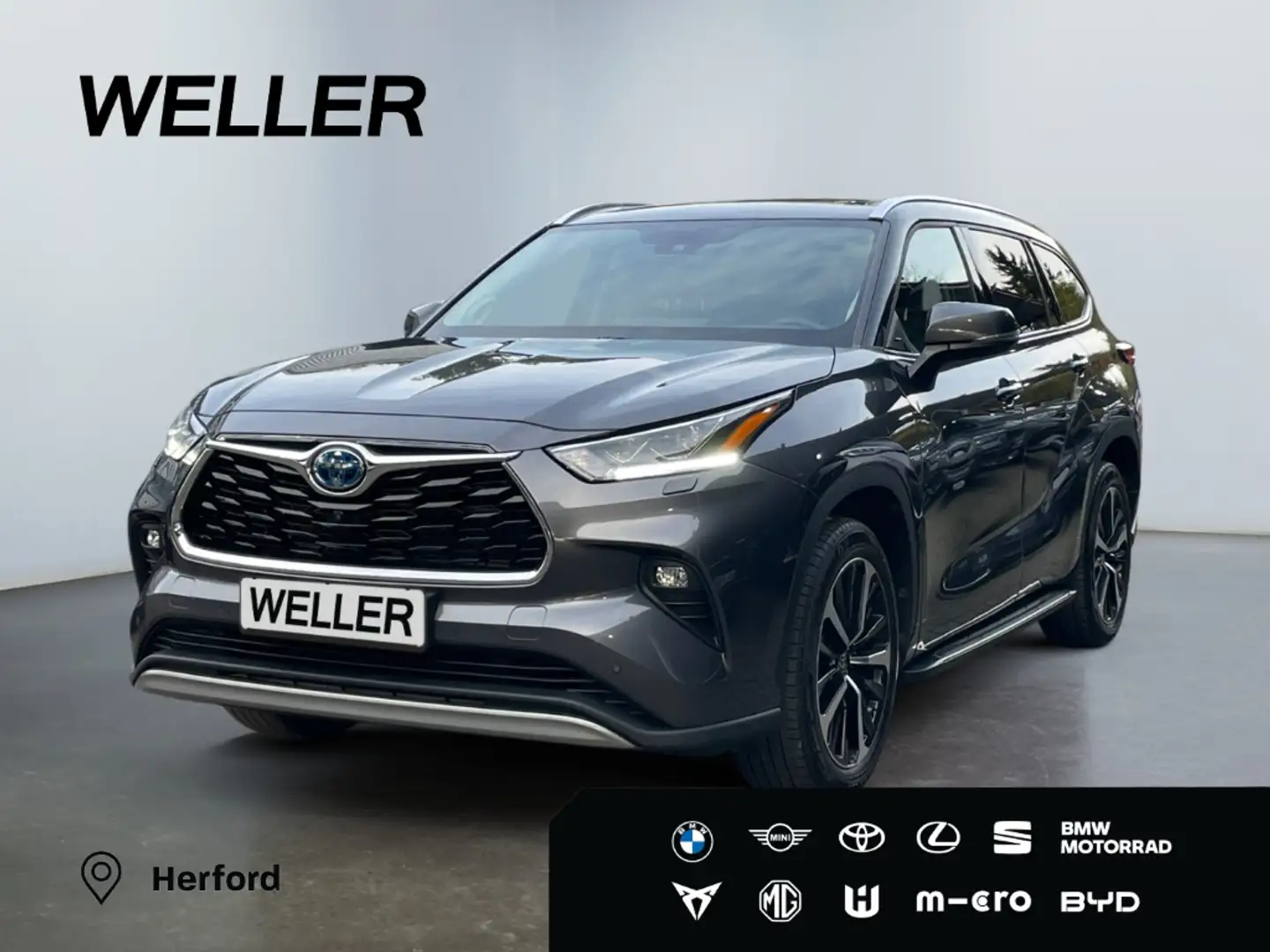 Toyota Highlander 2.5 Hybrid Luxury *7-Si*Pano*JBL*360°* Grau - 1