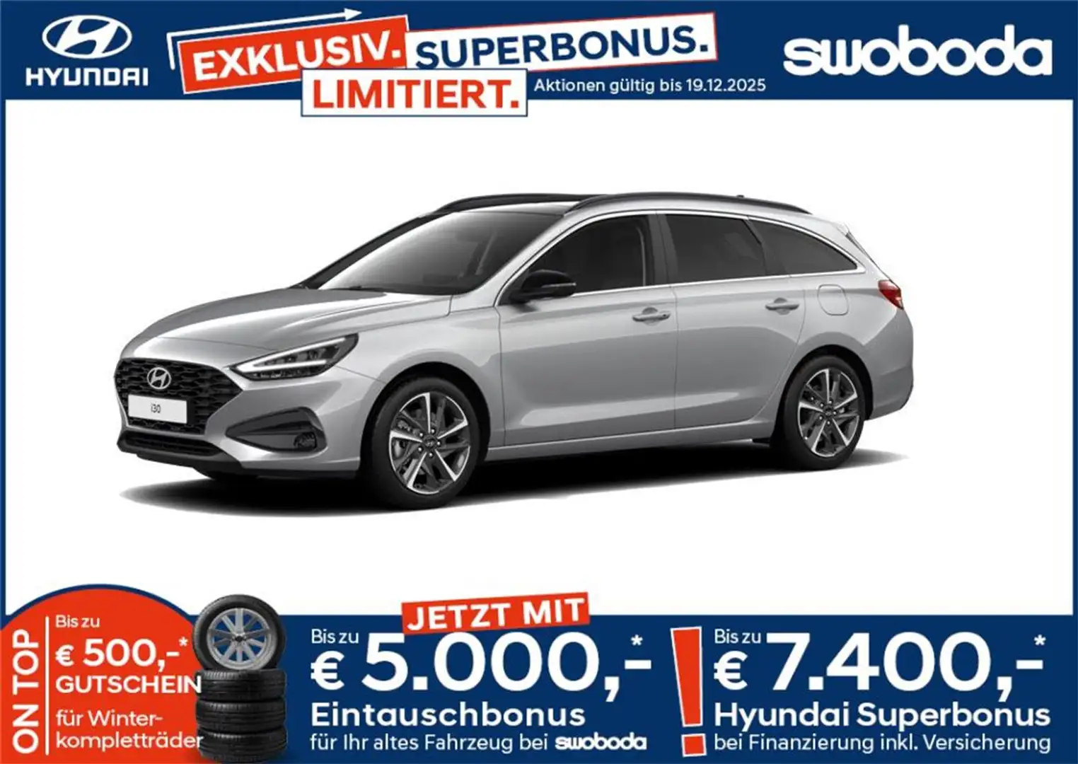 Hyundai i30 Kombi - PD Smart Line 1.5 DPI c5ks1 Argent - 1