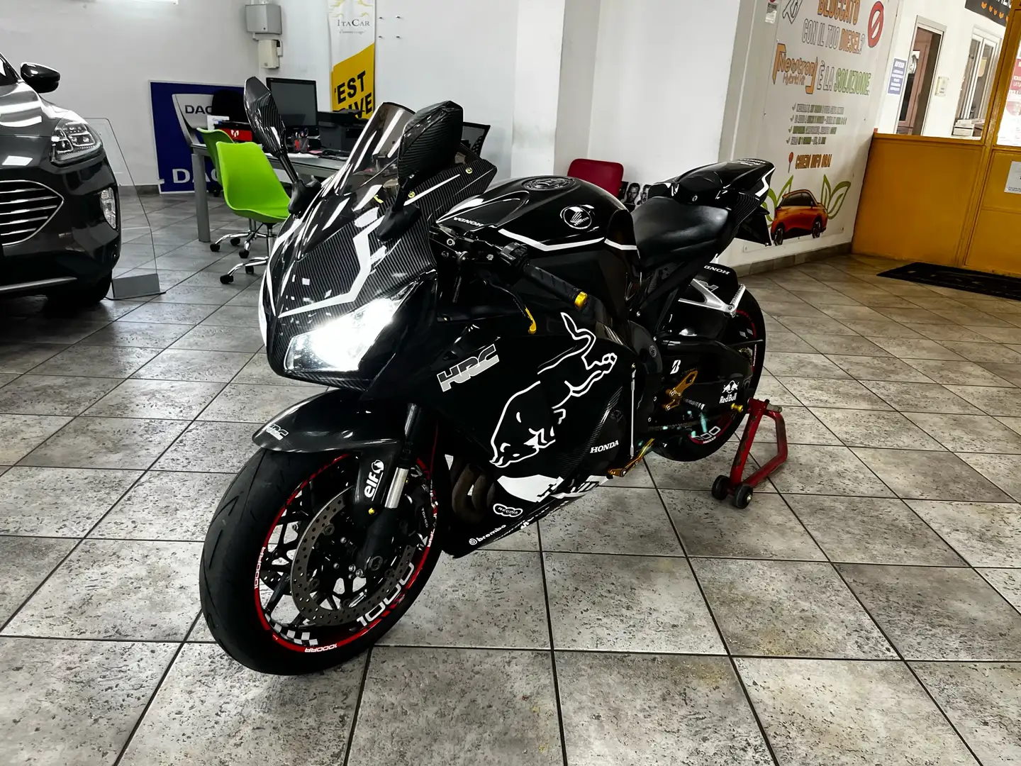 Honda CBR 1000 RR HRC Fireblade RedBull Stealth Carbon Look Nero - 1