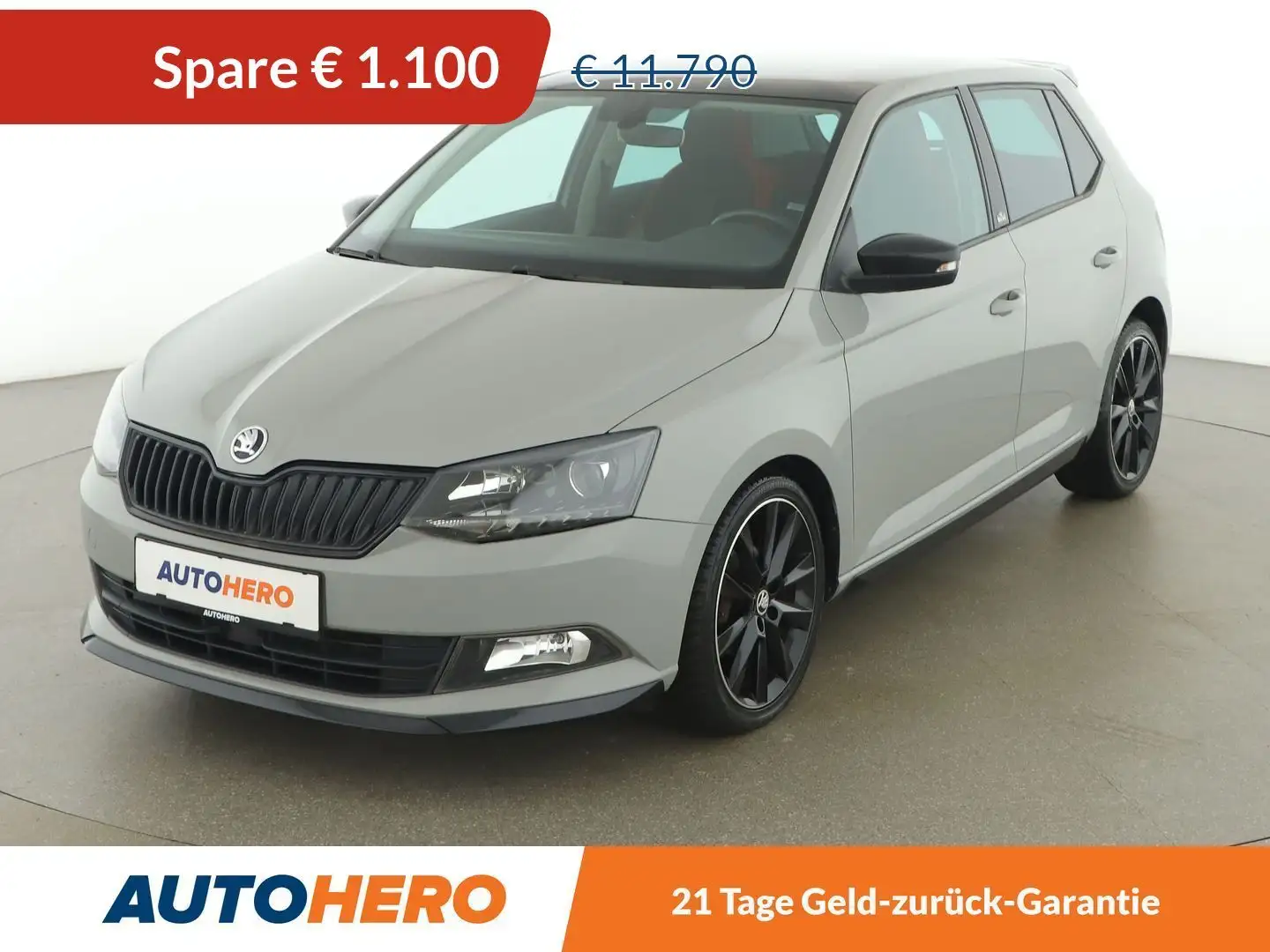 Skoda Fabia 1.2 TSI Monte Carlo *TEMPO*KLIMAAUTO*BT*PANO* Gris - 1