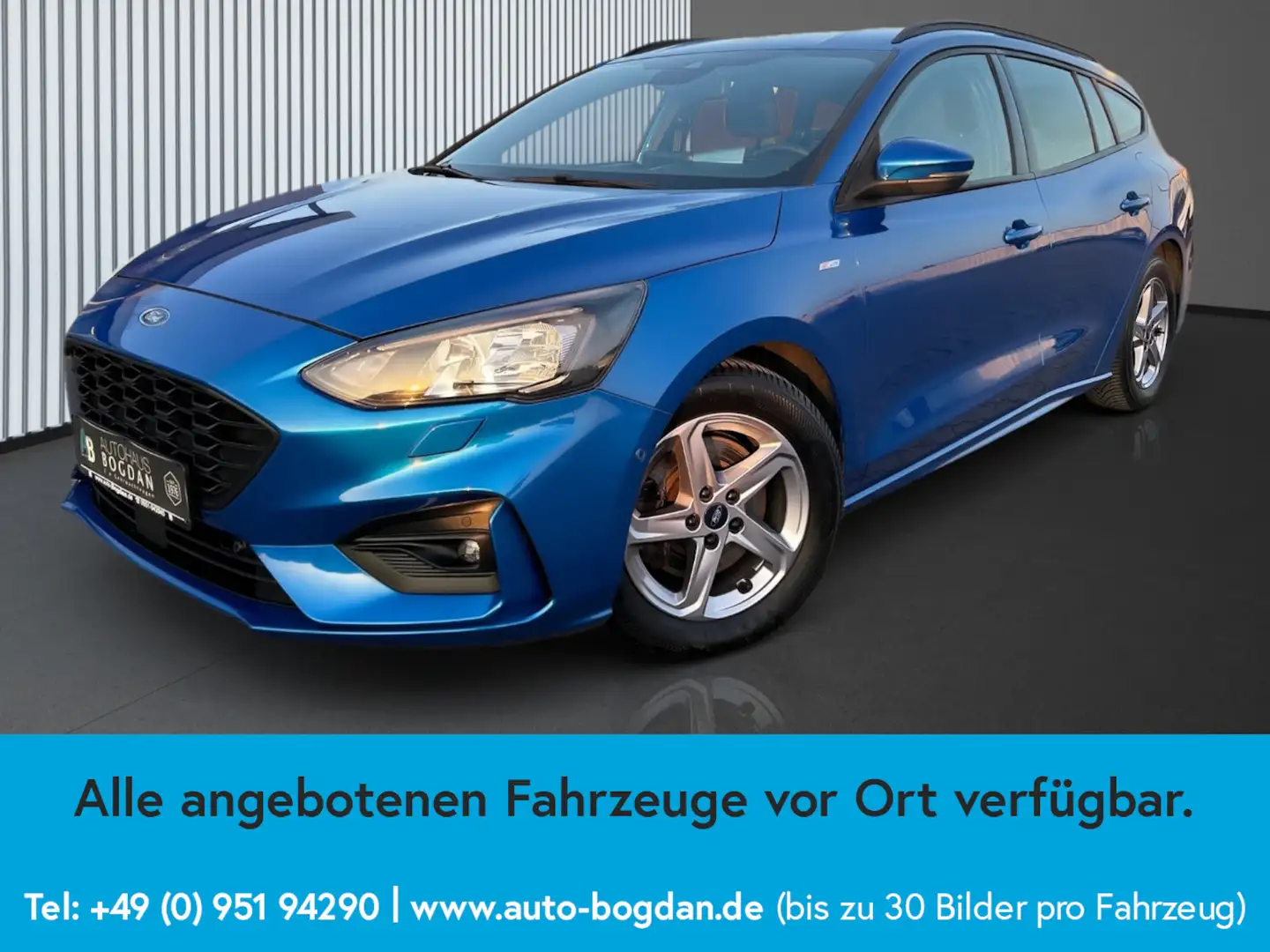 Ford Focus ST-Line Automatik AHK*Kamera*akt.ParkAsisst Bleu - 2