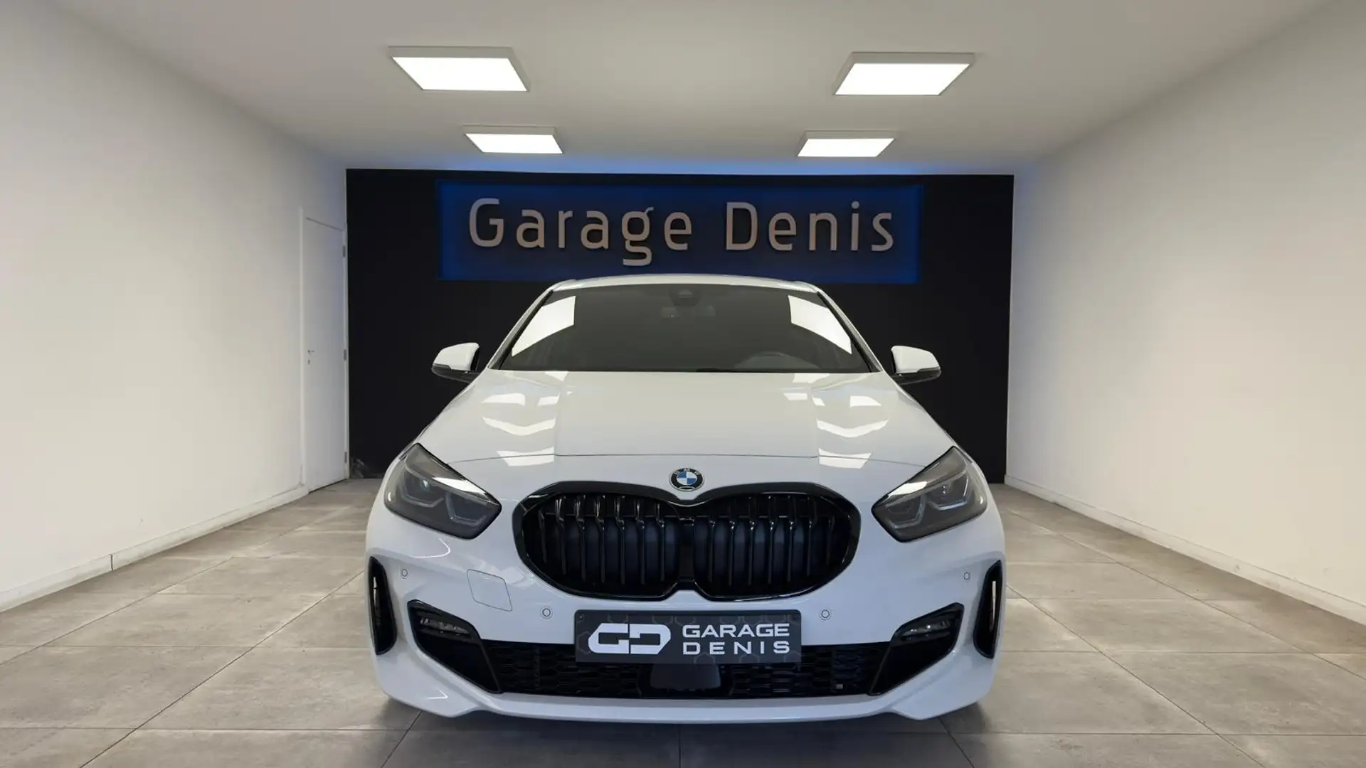 BMW 120 120 dA *PACK M*BOITE-AUTO*GPS+CAMERA*LED*GARANTIE* Wit - 2